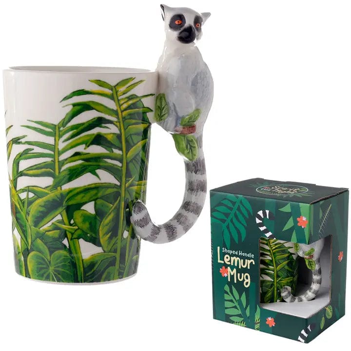 3D Ring Tailed Lemur Rainforest Mug、mySite、g9winljtr