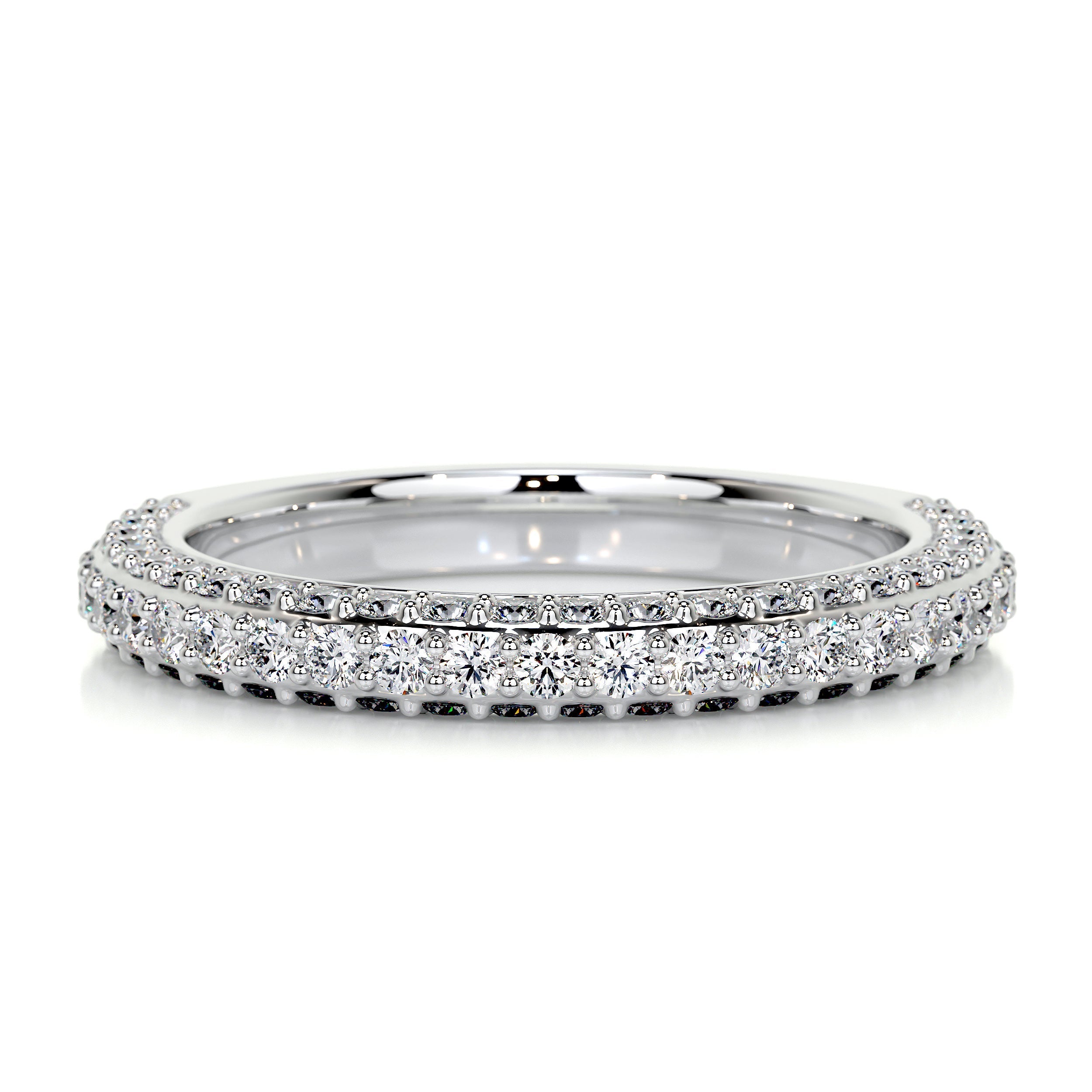 Anastasia Pave Diamond Wedding Ring (0.75 Carat) -14K White Gold (RTS)、mySite、hinf8tx79