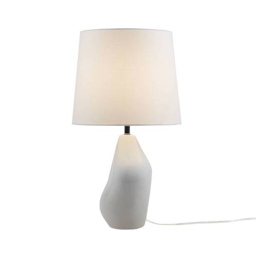 Asymmetrical Ceramic Table Lamp Grey See below、、eastwooduniform