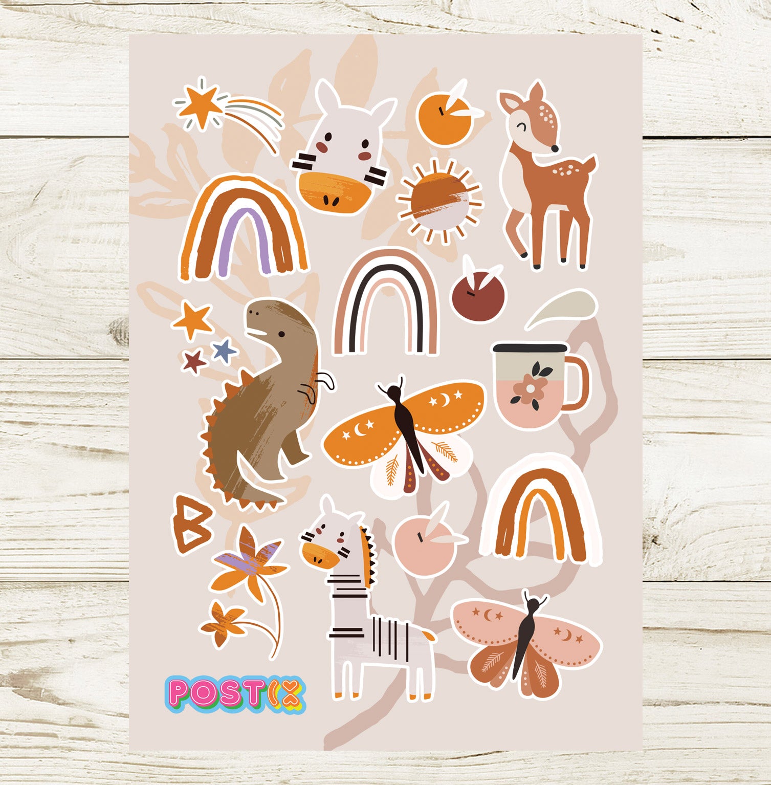  Quirky Earth Sticker Sheet、mySite、ghnorth