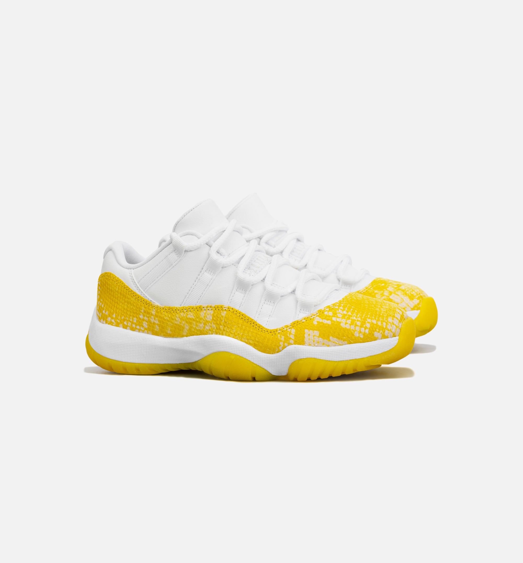 Air Jordan 11 Retro Low Yellow Snakeskin Womens Lifestyle Shoe - Yellow/White、mySite、dreamappss