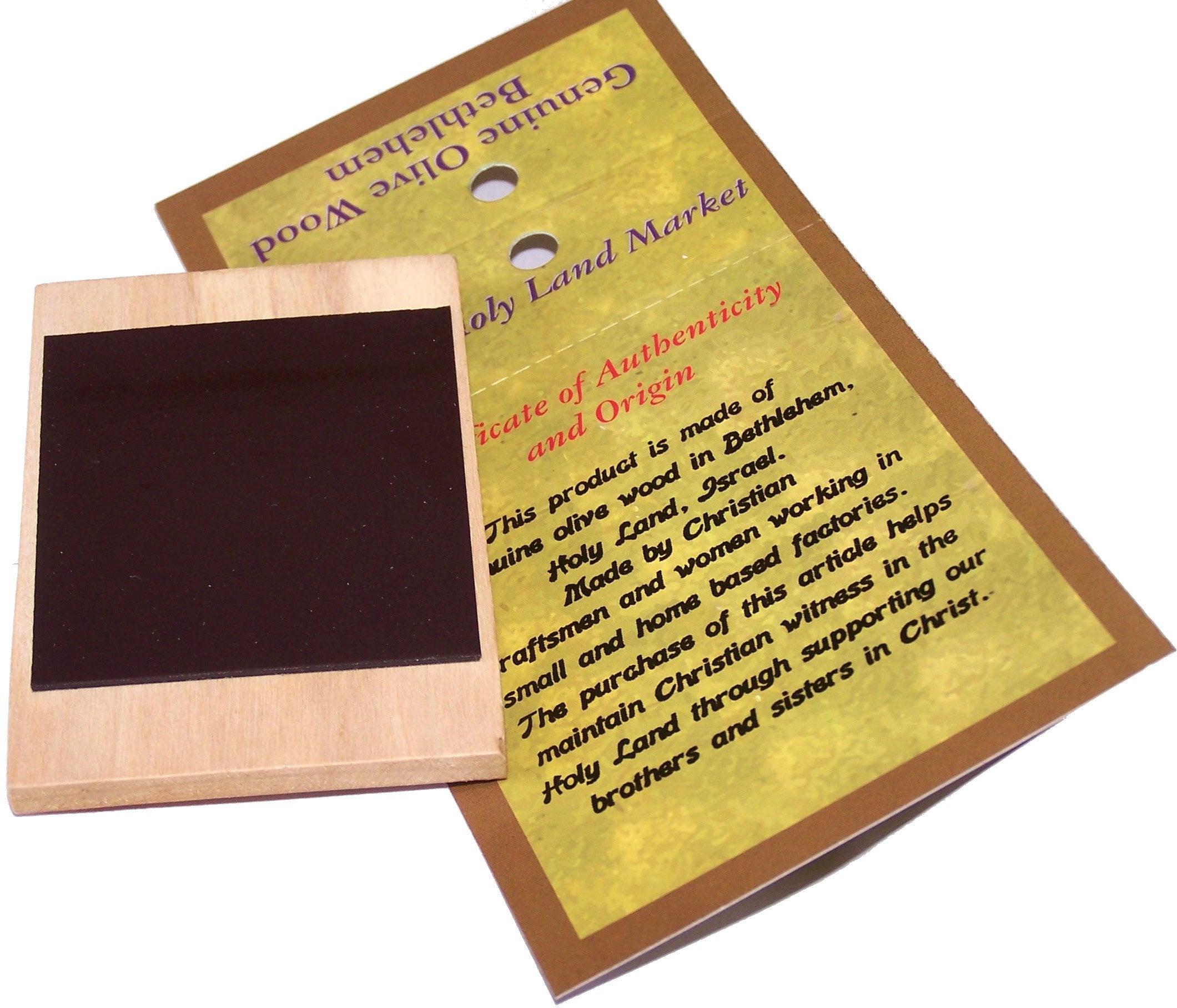  Holy Land Market Mar Charbel Makhlouf (A Maronite Famous Catholic Saint) Magnet - Olive Wood (7x5 cm or 2.8x2 inches)、mySite、elrpsem3k