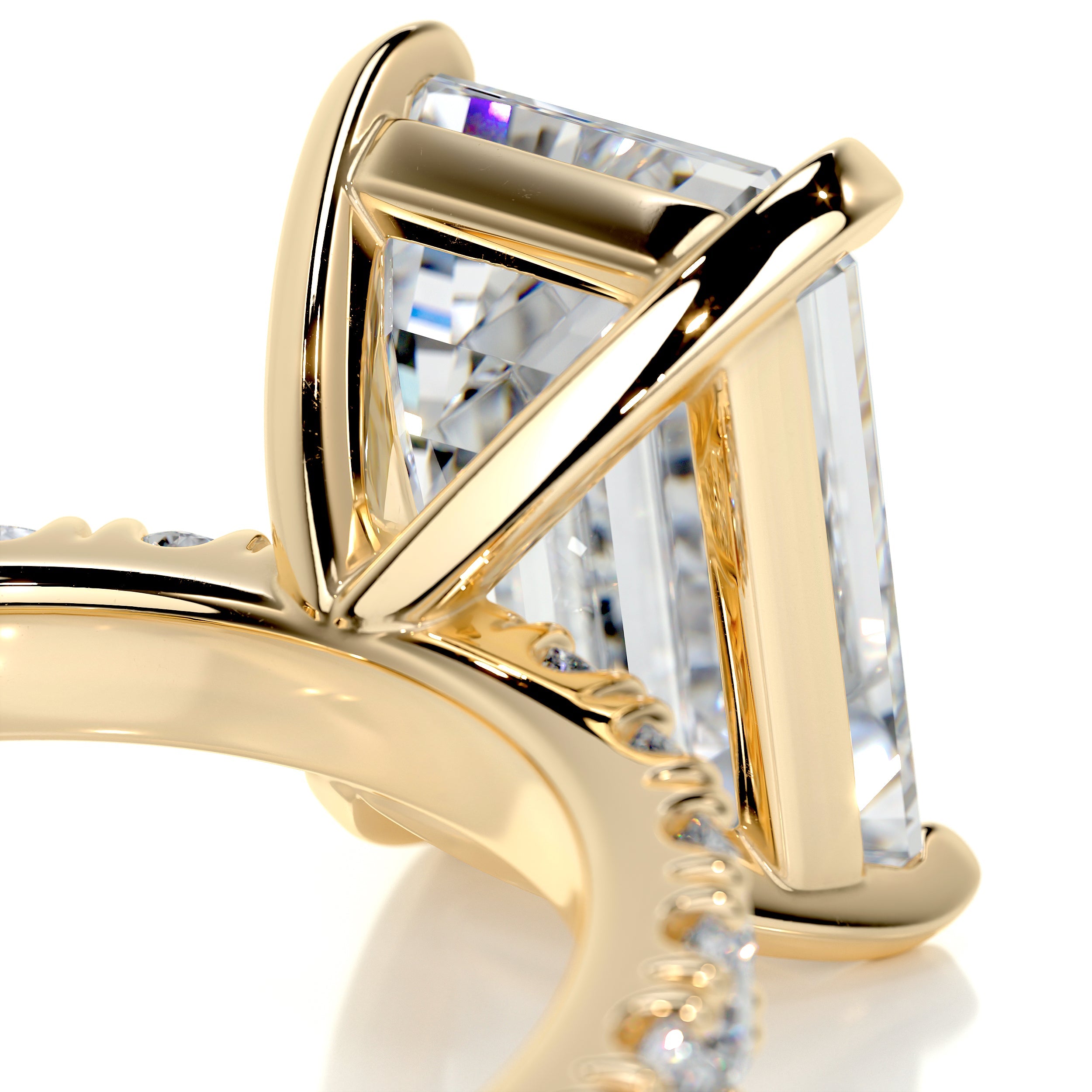 Royal Diamond Engagement Ring -18K Yellow Gold (RTS)、mySite、hinf8tx79