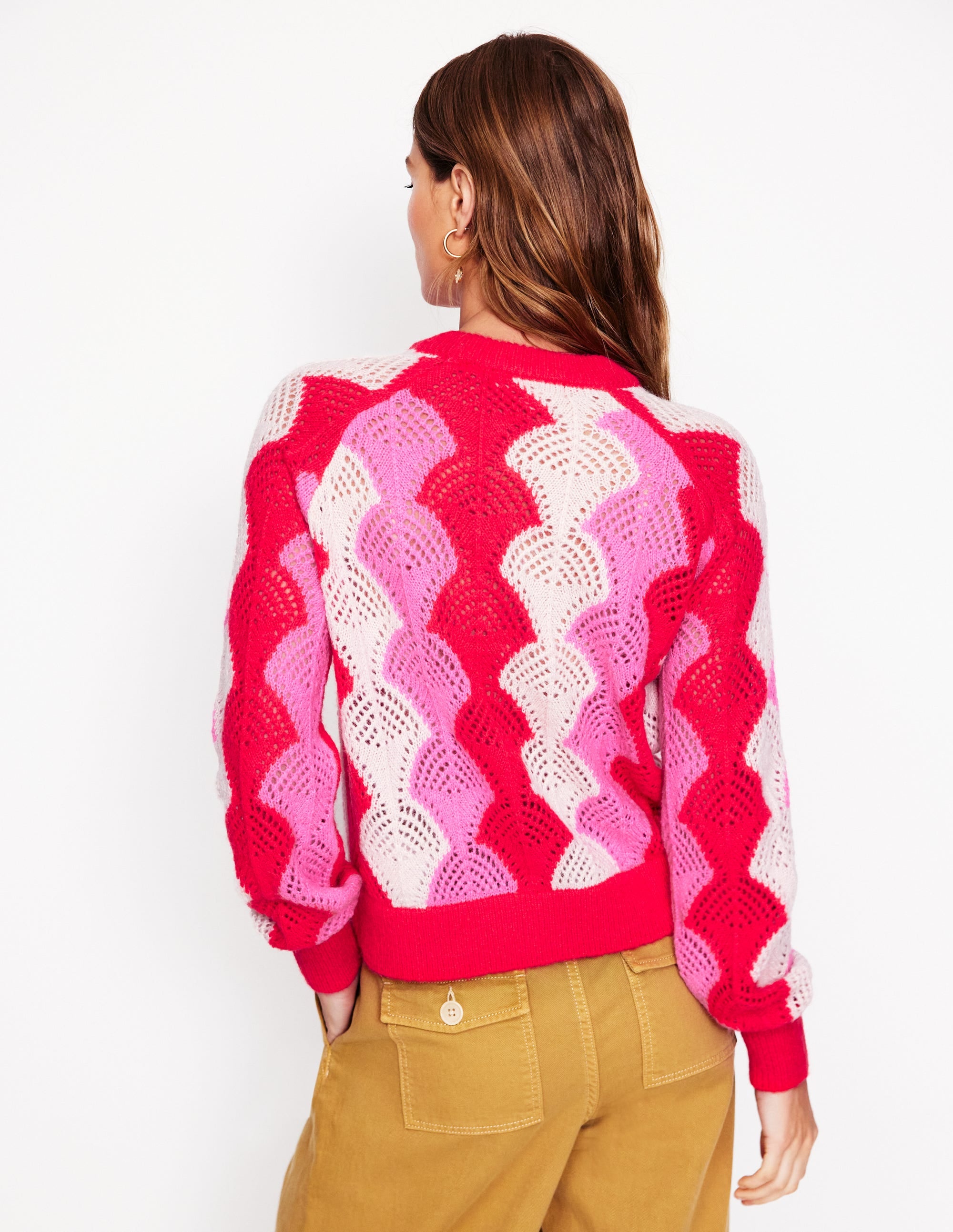  Alice Fluffy Raglan Sweater-Poppy Red/ Chalk/ Tickled Pink、mySite、ashleygrahame