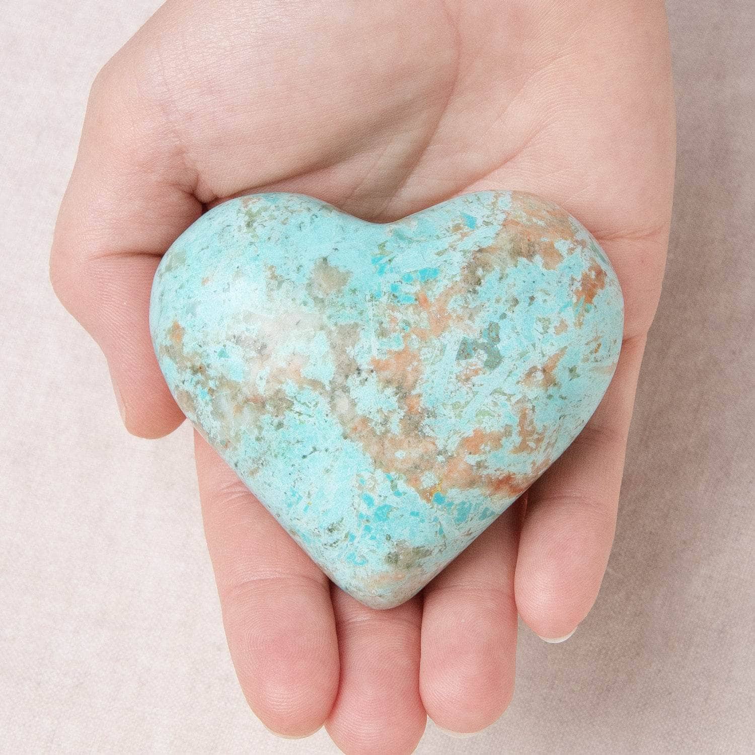 Natural Peruvian Turquoise Hearts - AAA Premium Quality、mySite、hinf8tx79