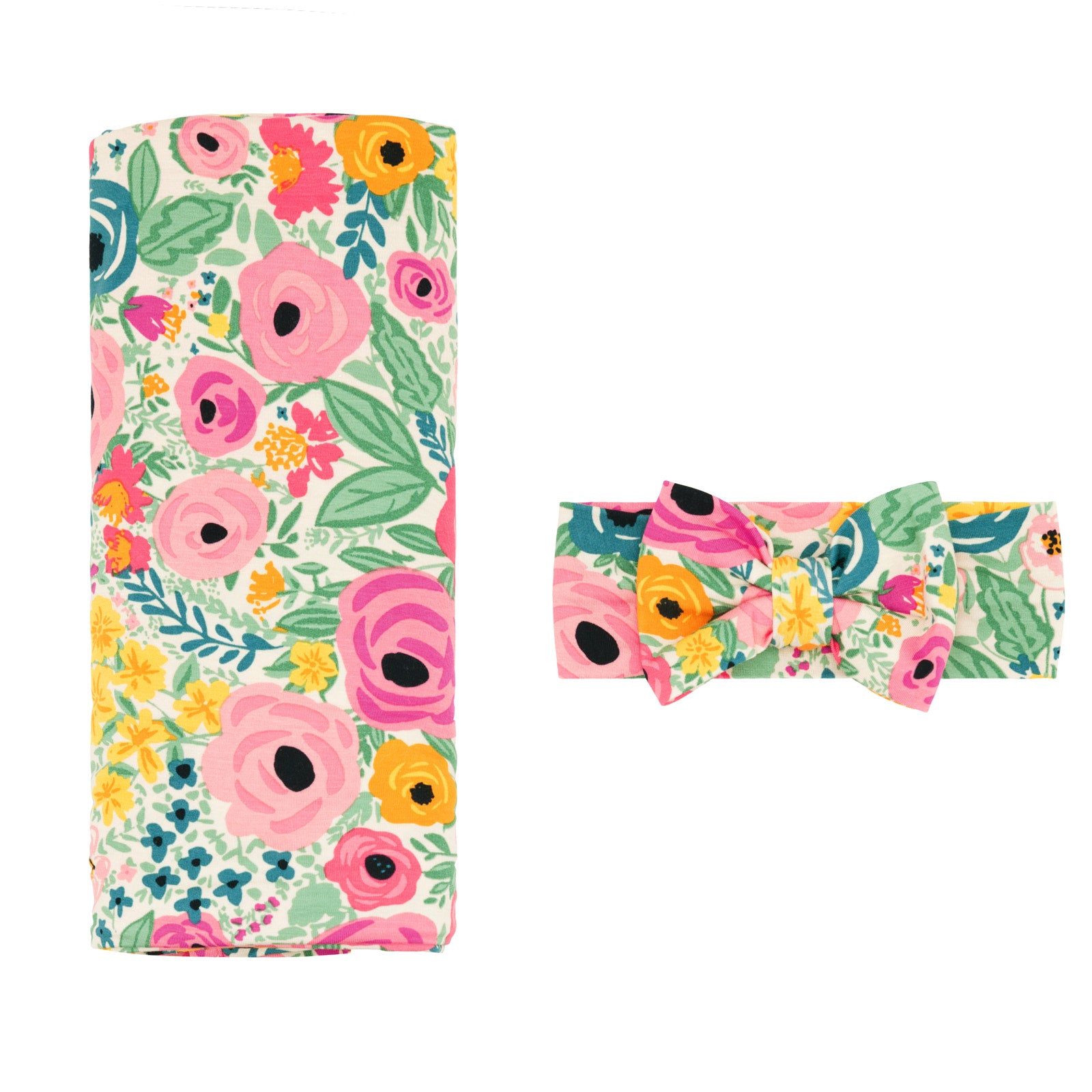  Secret Garden Swaddle & Luxe Bow Headband Set、mySite、layawaytickets