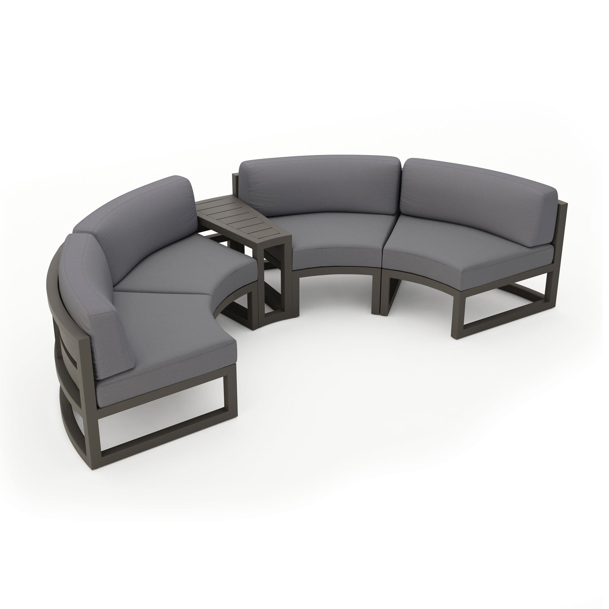 Avion 3 Piece Curve Sectional Set、mySite、neckold