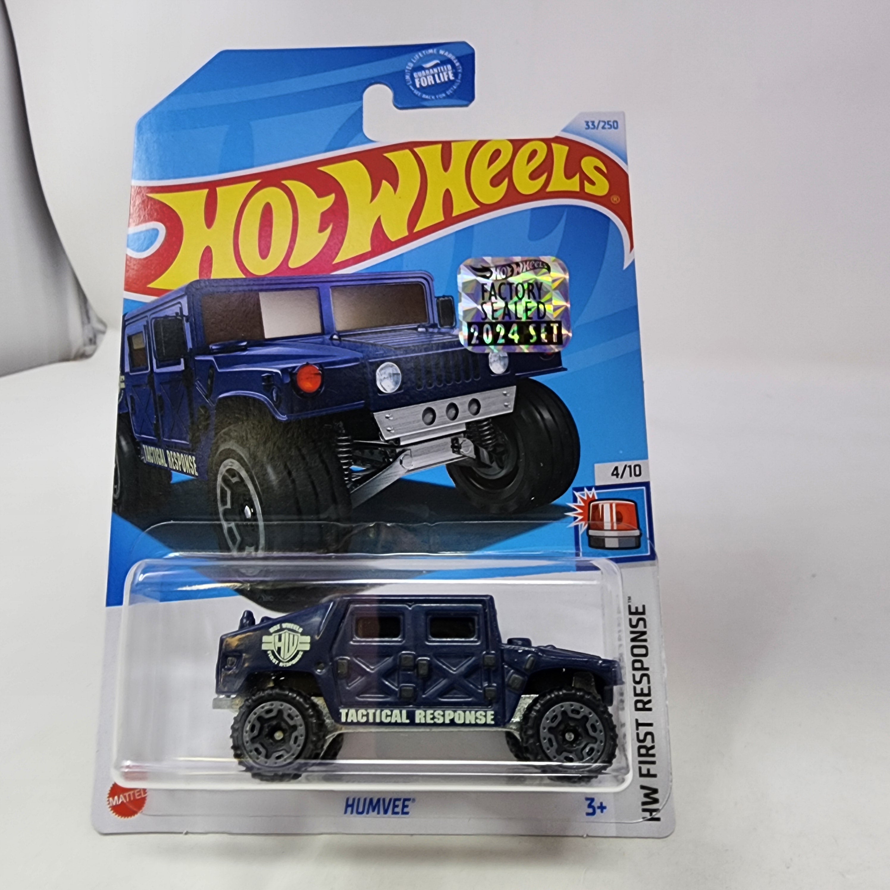 Humvee #33 * Blue * 2024 Hot Wheels Basic w/ Factory Holo、mySite、hgirdovlk