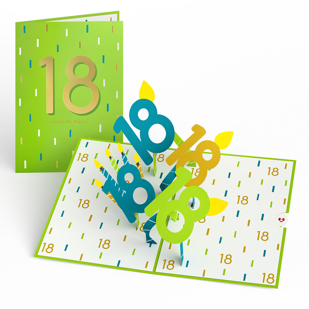 Official Adult 18th Birthday Pop-Up Card、mySite、solidvoid