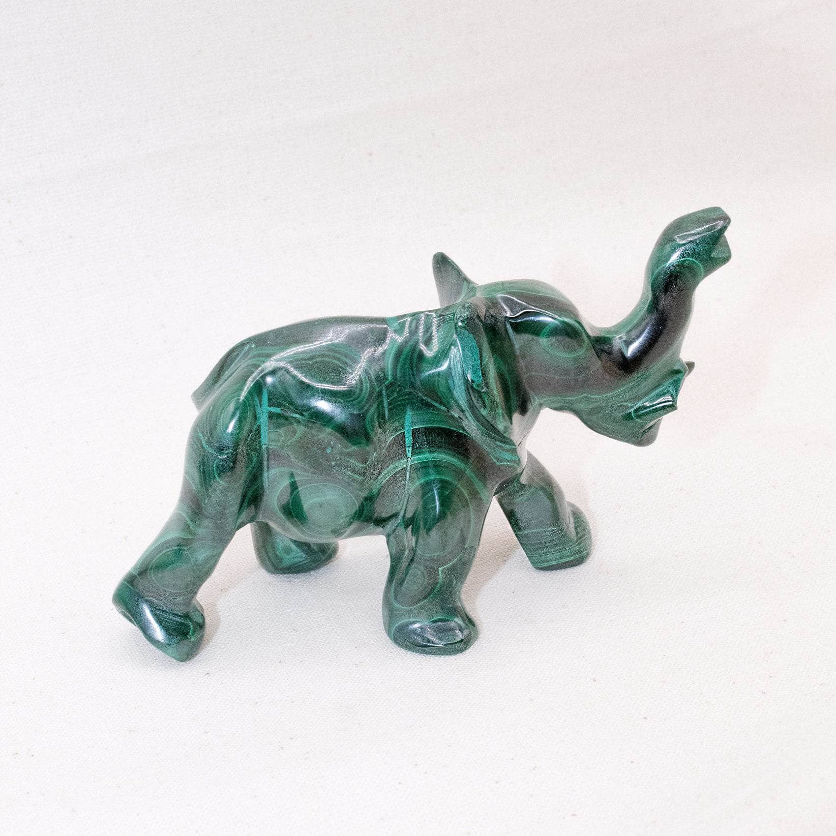 Genuine Malachite Elephants - Hand Carved - 1 of a Kind、mySite、hinf8tx79
