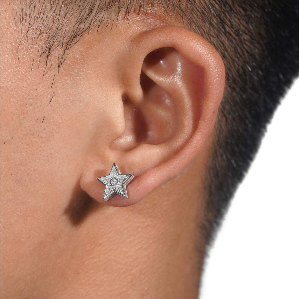 Star Moissanite Earrings 14K Gold、mySite、hinf8tx79