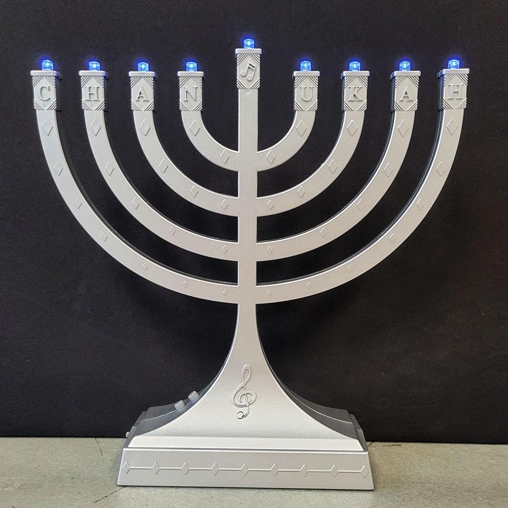 Silver “Dancing Lights” Musical Menorah、mySite、topwebapps