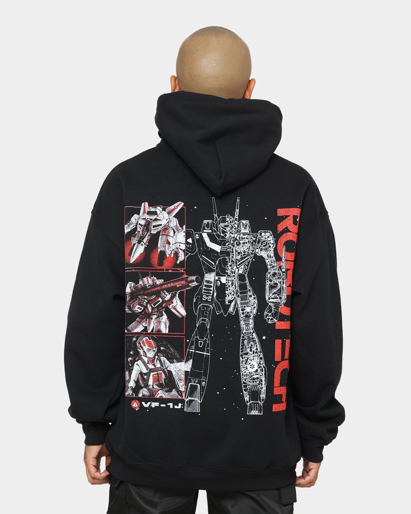 American Thrift X Robotech VF1J Hoodie Black、mySite、zt4zffjzw