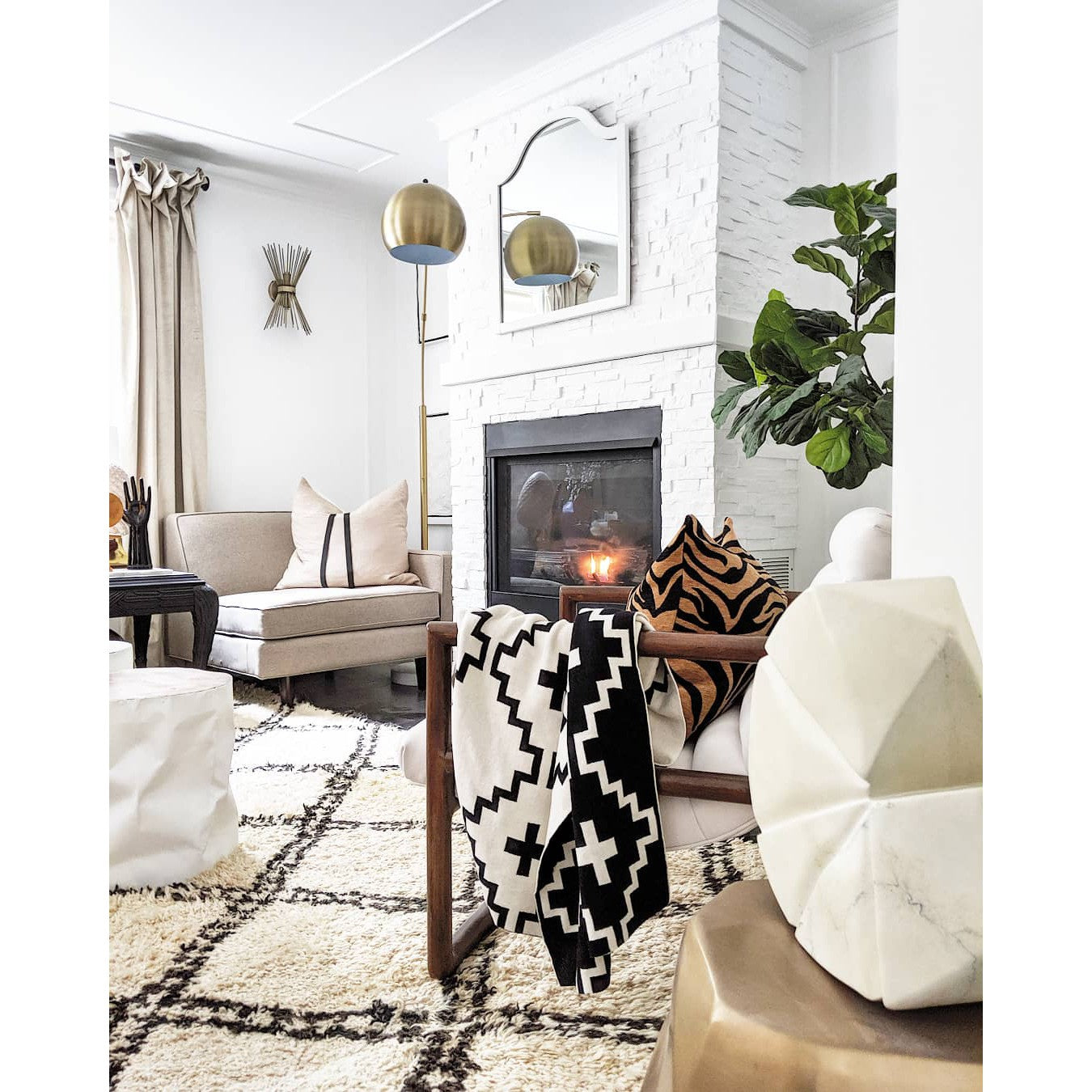 Faith Organic Cotton Monochrome Reversible Blanket、mySite、gigharbornorthrealestate