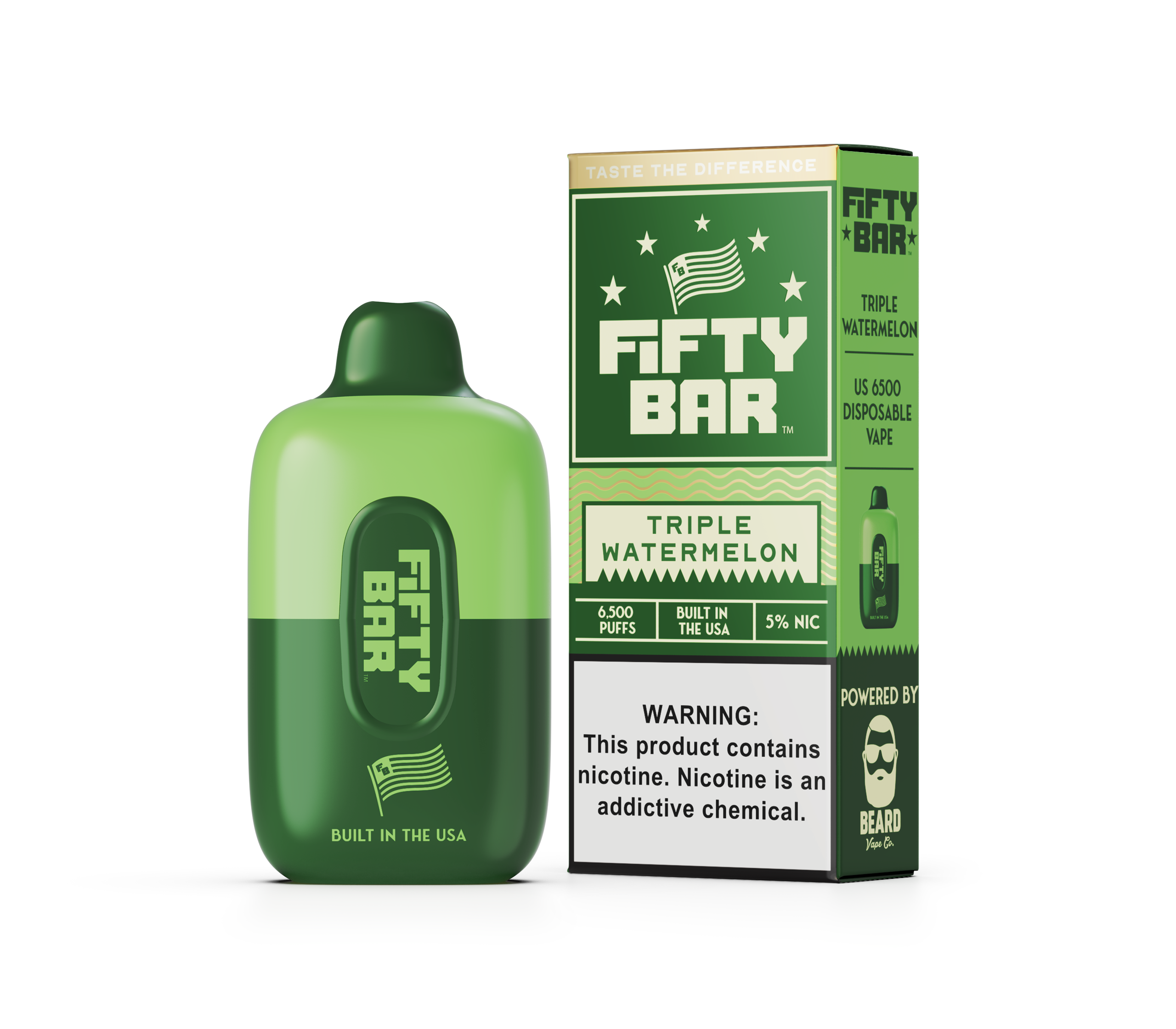Fifty Bar 6500 Puff Rechargeable Vape Disposable 16mL、mySite、zt4zffjzw