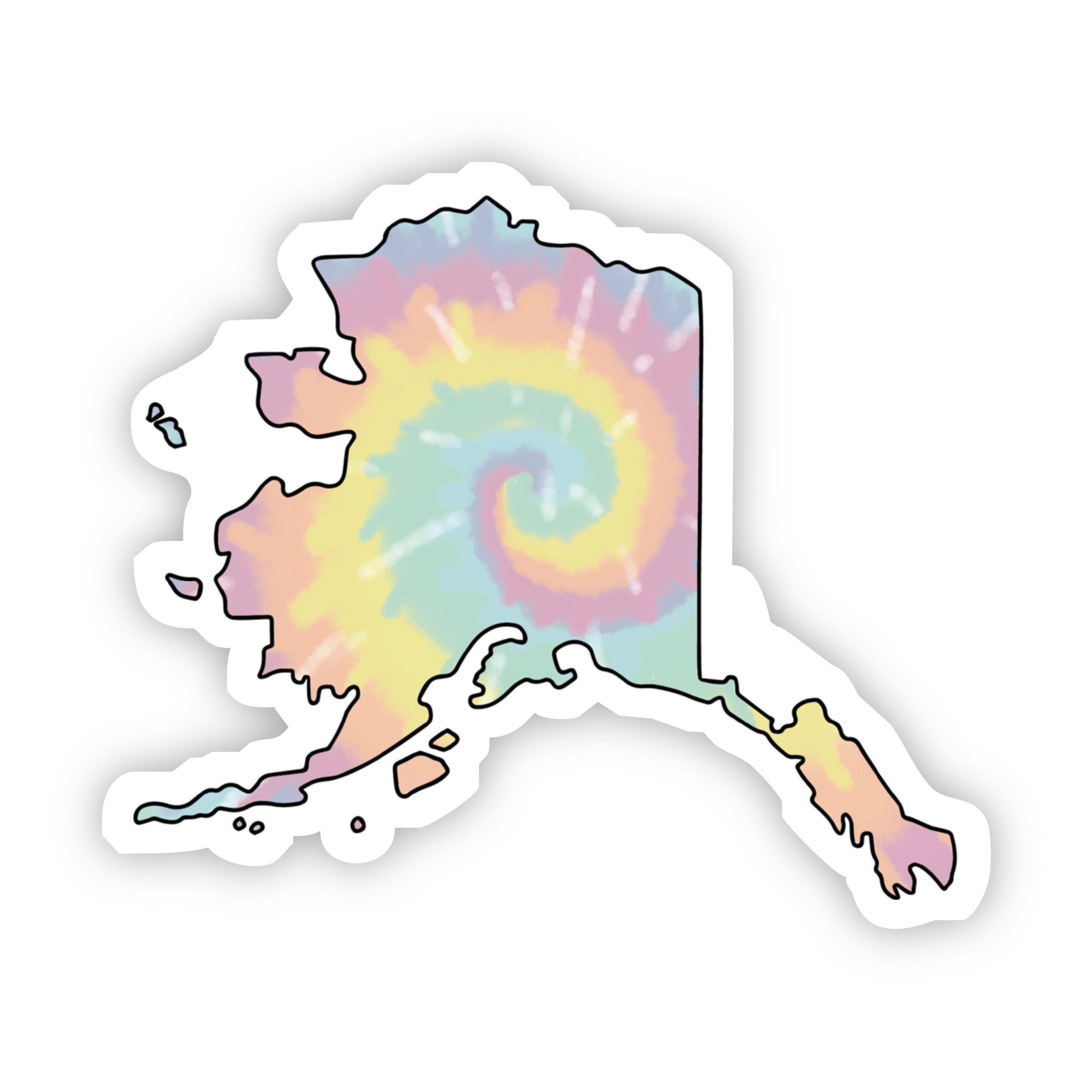  Alaska Tie Dye Sticker、mySite、elrpsem3k