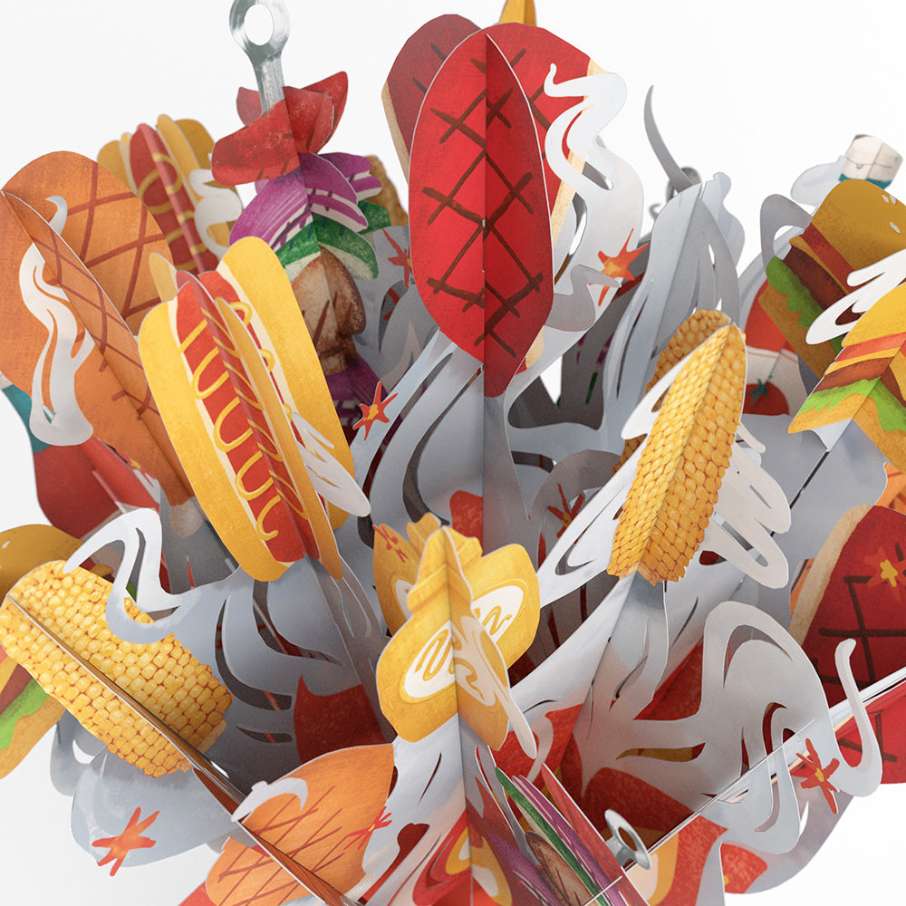 Grill Master Father's Day Bouquet and Velociraptor Sentiment Set、mySite、solidvoid