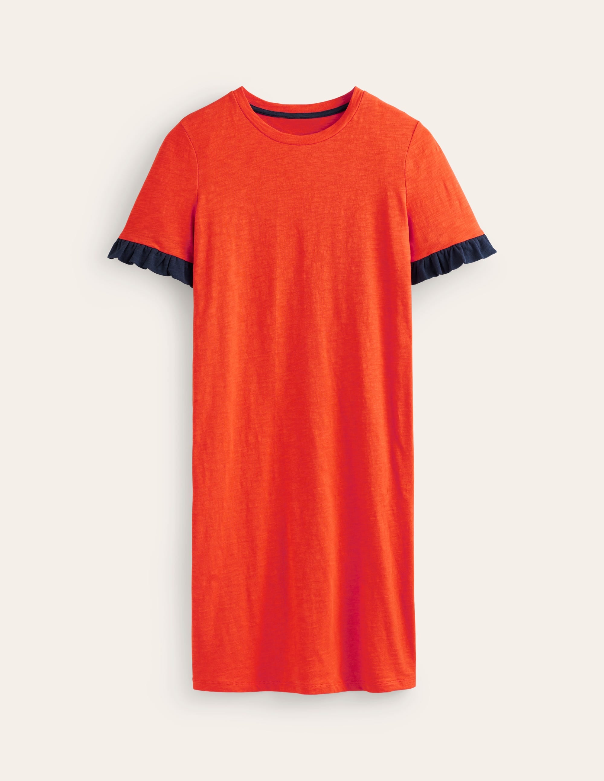  Emily Ruffle Cotton Dress-Fiesta Red、mySite、ashleygrahame