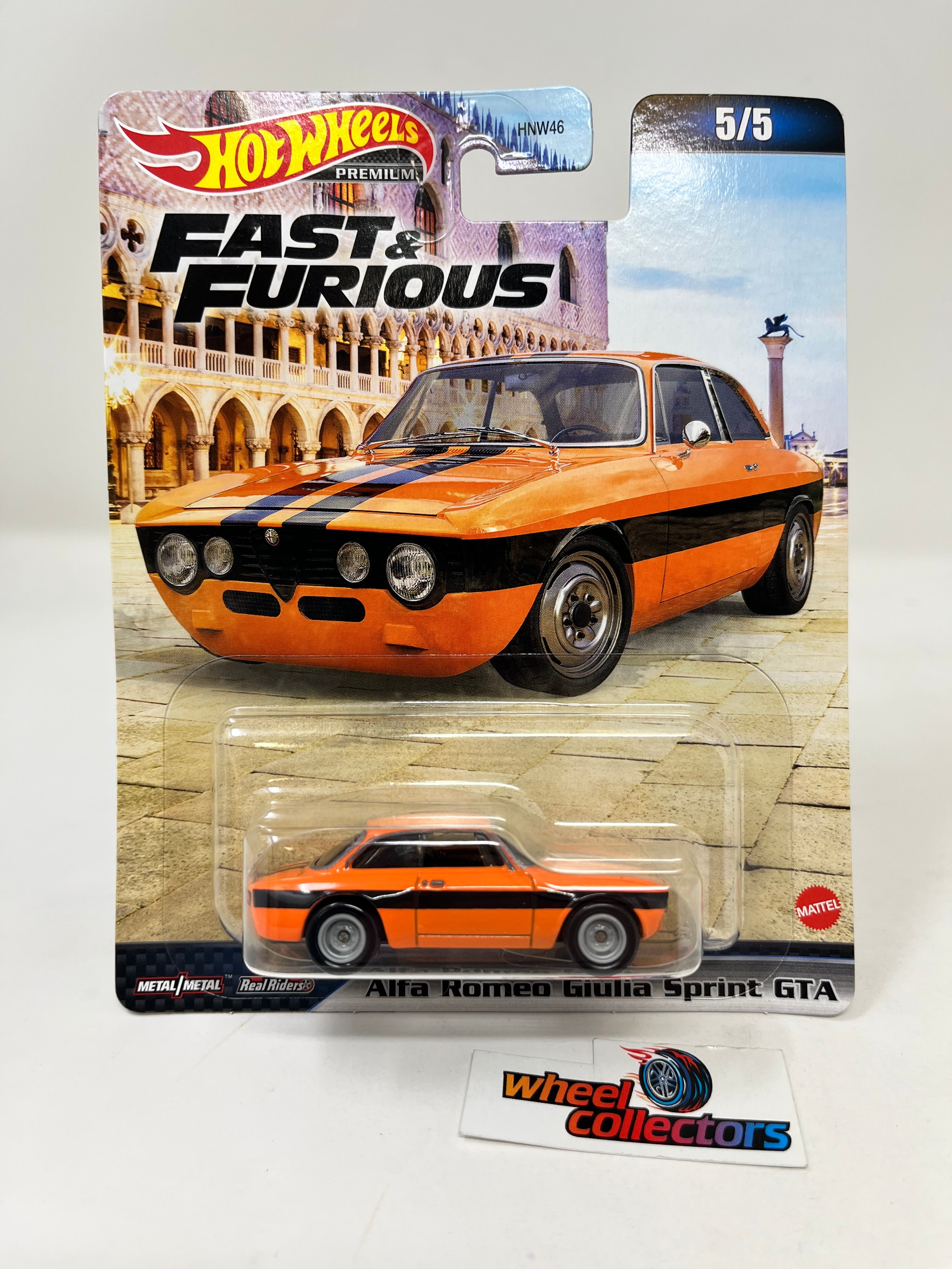 Alfa Romeo Giulia Sprint GTA * Orange * 2023 Hot Wheels Fast & Furious Case C、mySite、hgirdovlk