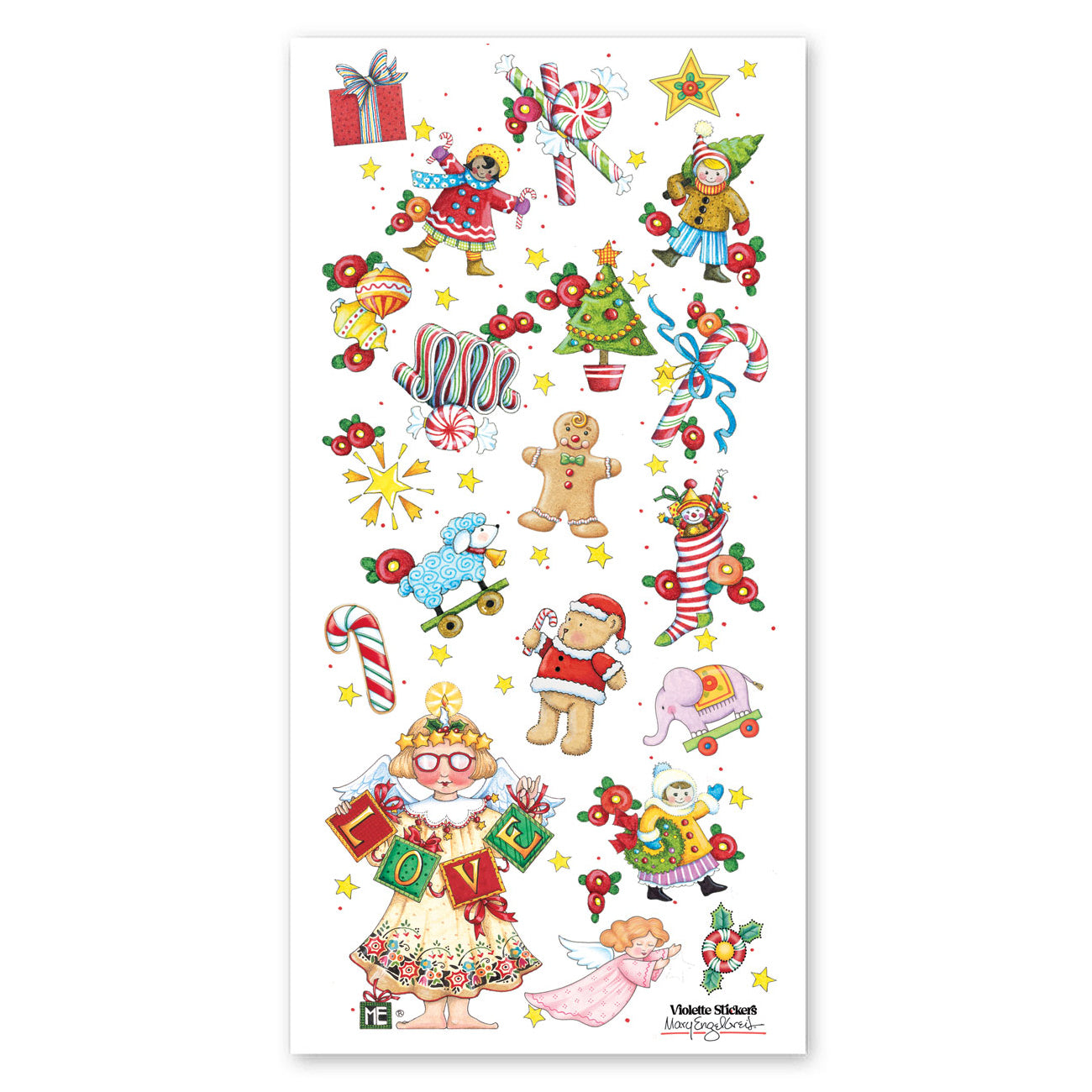  Mary Engelbreit's Christmas Love Stickers、mySite、ghnorth