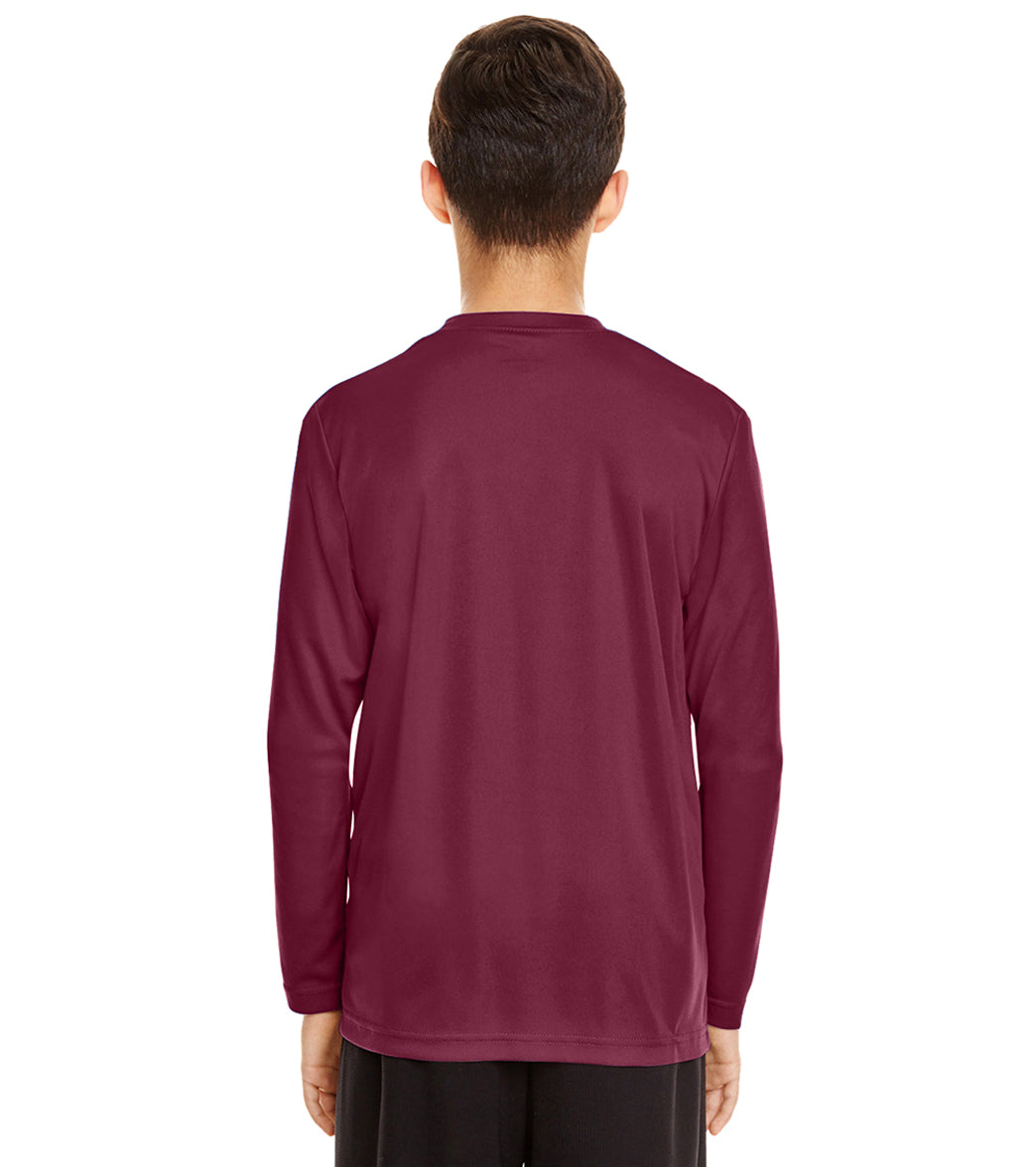 Team 365 Youth Zone Performance Long Sleeve T-Shirt、mySite、noshort