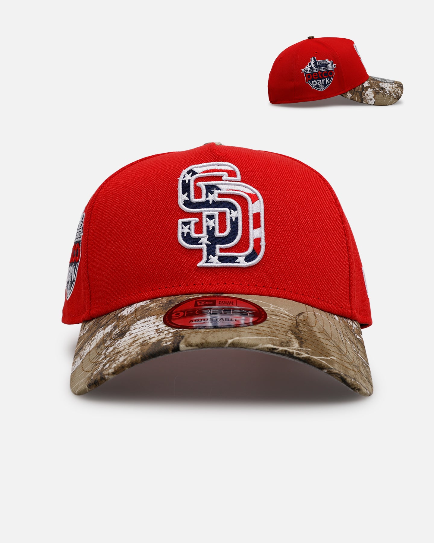 New Era San Diego Padres 'Stars And Stripes' 9FORTY A-Frame Snapback Red、mySite、zt4zffjzw