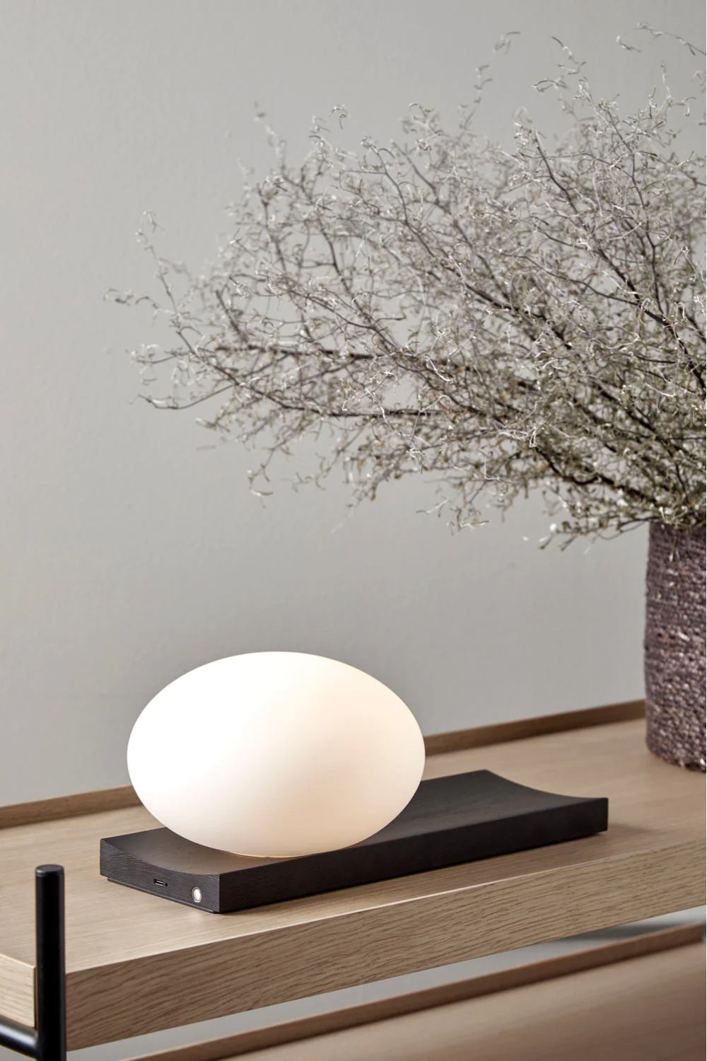 Contemporary Ovoid Table/Wall Lamp | WOUD Dew、mySite、neckold
