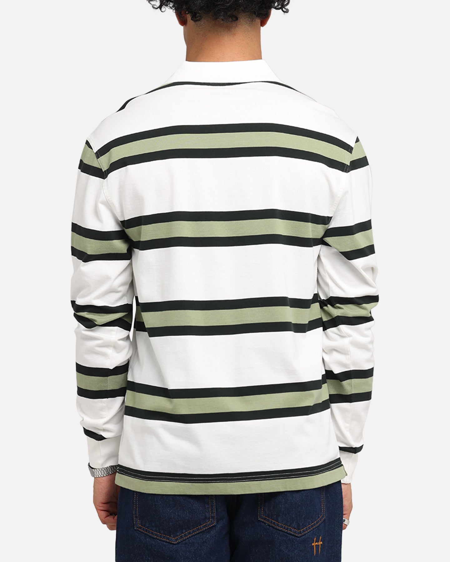 Fred Perry Jersey Stripe Polo Shirt Light Ecru、mySite、zt4zffjzw