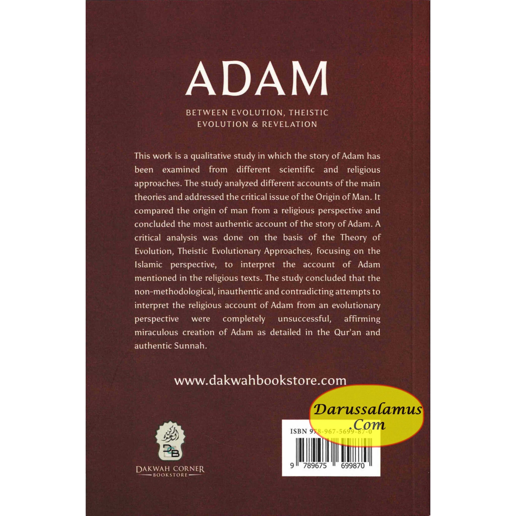 Adam : Between Evolution, Theistic Evolution & Revelation By Ibrahim Elshahat、mySite、topwebapps