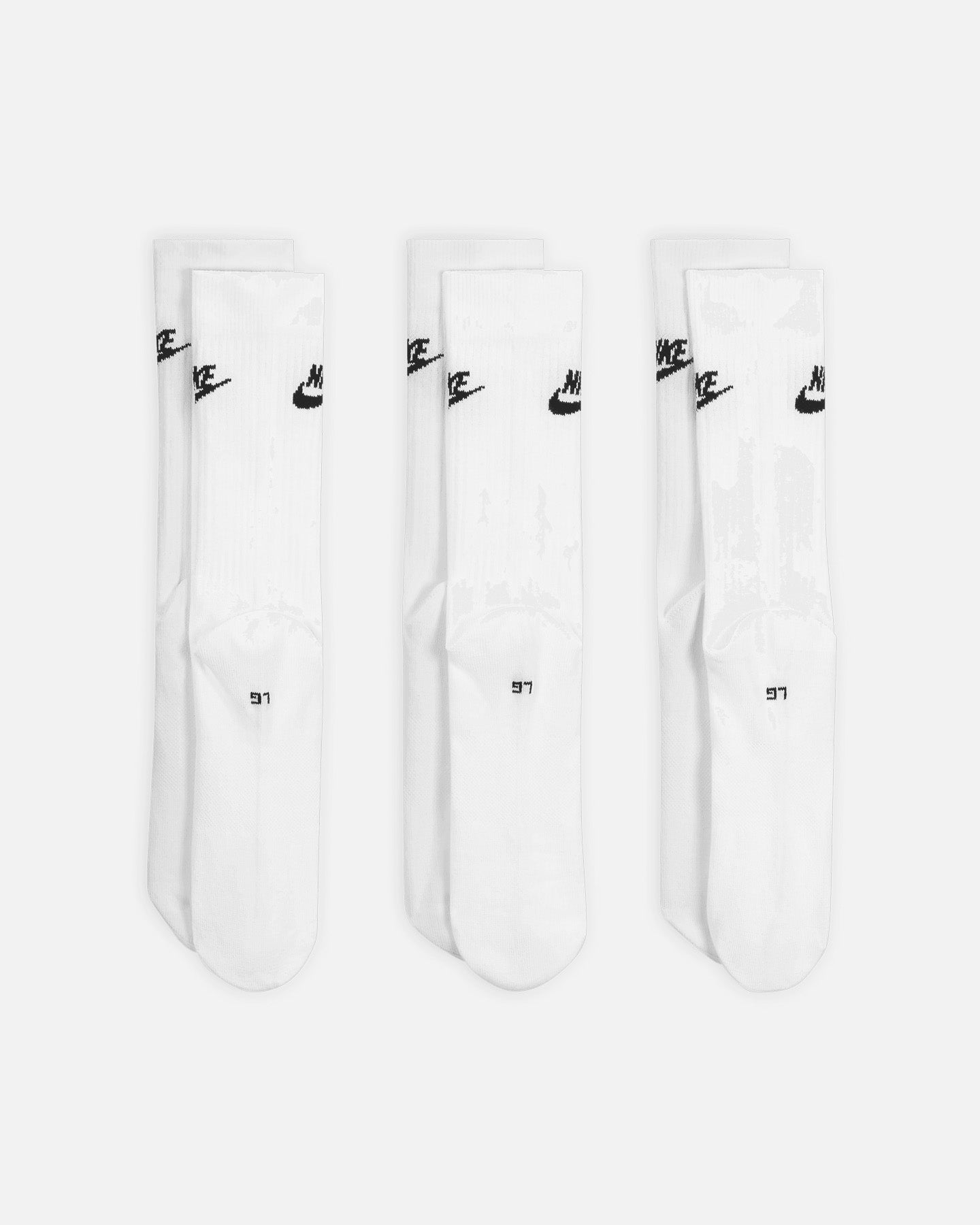 Nike Everday Cotton Cushioned Crew Socks 3 Pack White/Black、mySite、zt4zffjzw