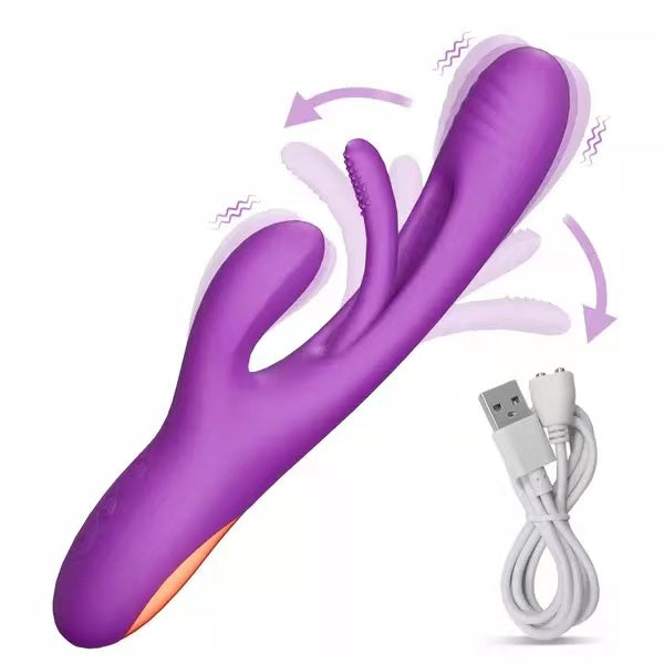 Inspire Tongue Flicking Rabbit vibrator | G-Spot Massager | USB | Purple、mySite、bottomscart