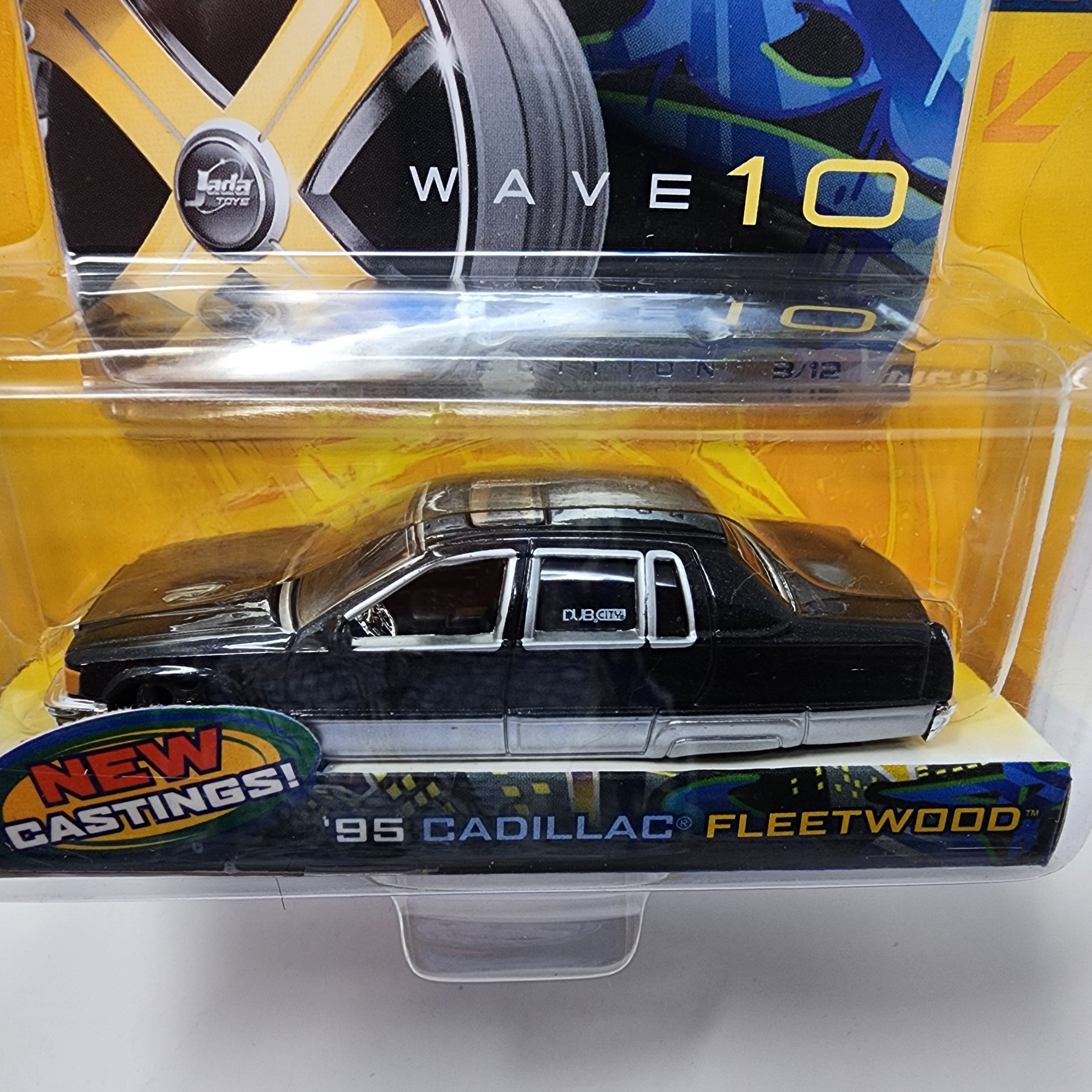 '95 Cadillac Fleetwood * Black * Jada Toys 1:64 Scale Dub City、mySite、hgirdovlk
