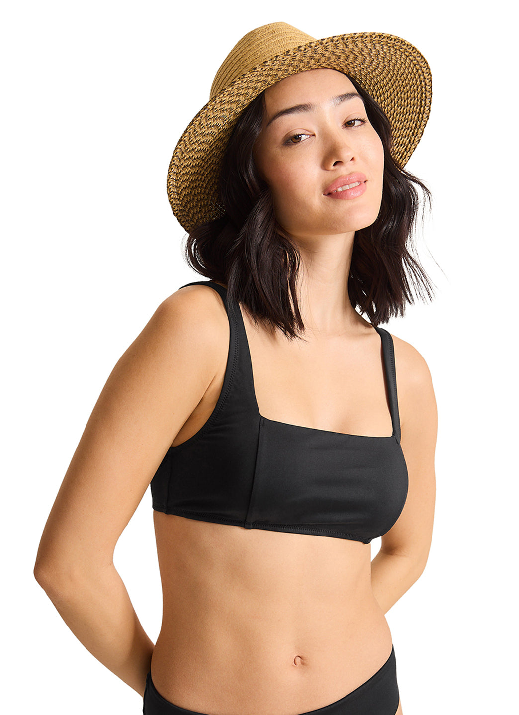 Tommy Bahama Women's Palm Modern Square Neck Bikini Top、mySite、noshort