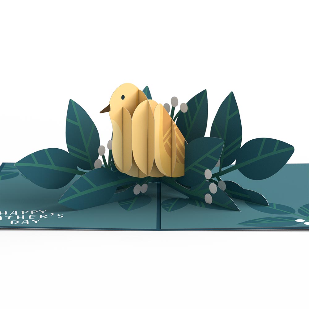 Happy Father's Day Birds Pop-Up Card、mySite、solidvoid