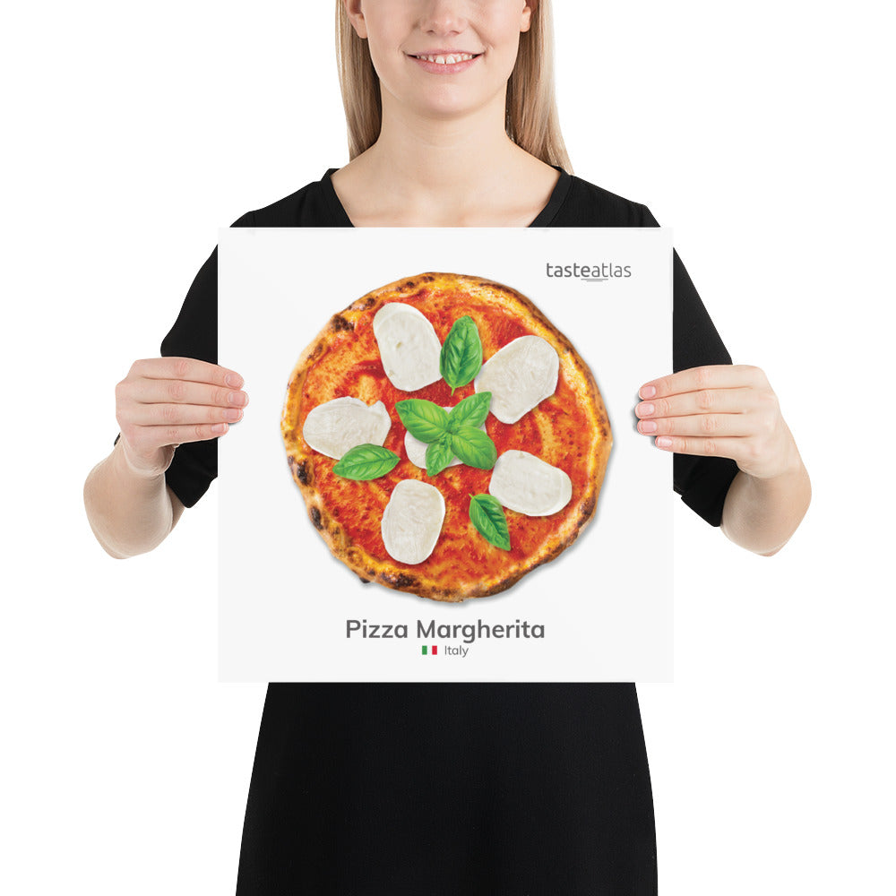 Pizza Margherita Poster (in)、mySite、camillekostekn