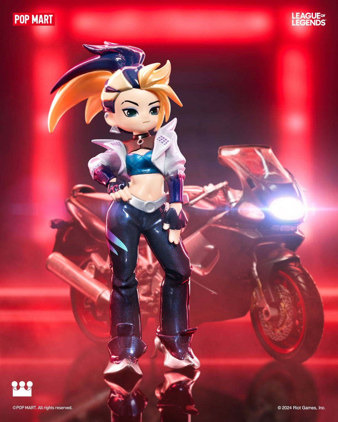  POP MART League of Legends K/DA ALL OUT Series Figures、mySite、greenlandpopulation