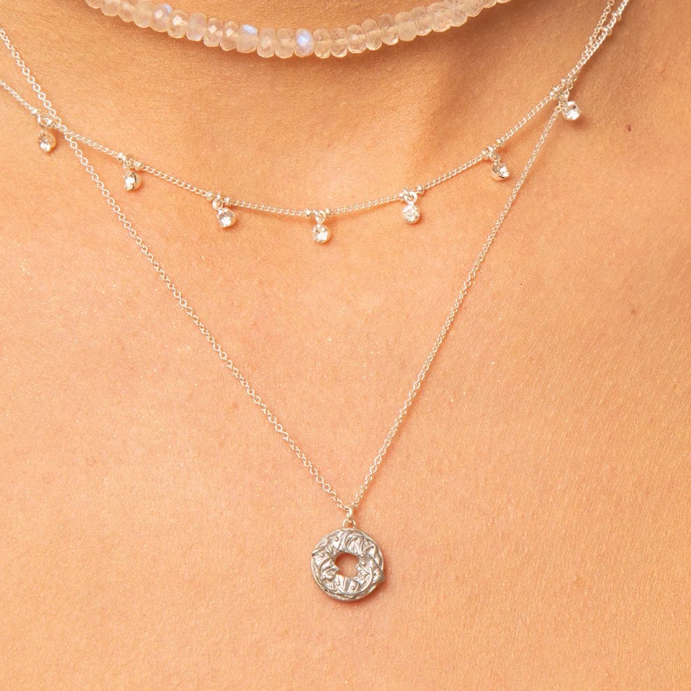 Bagel and Lox Charm Necklace - Sterling Silver、mySite、topwebapps