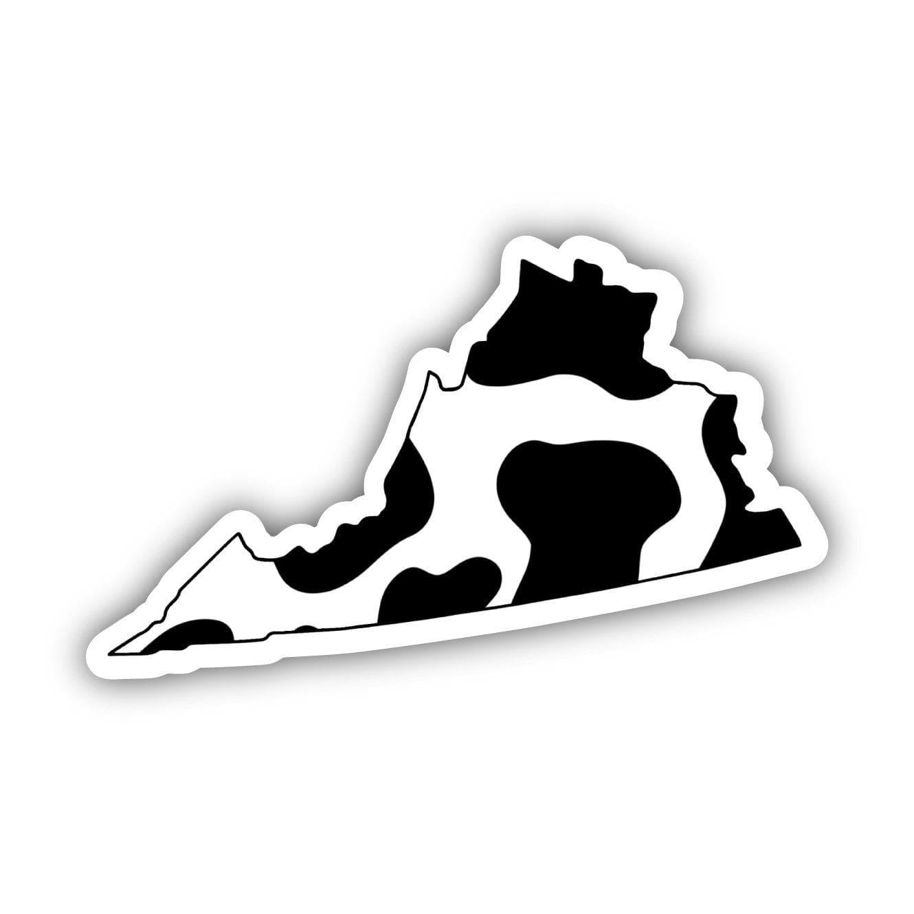  Virginia Cow Pattern Sticker、mySite、elrpsem3k