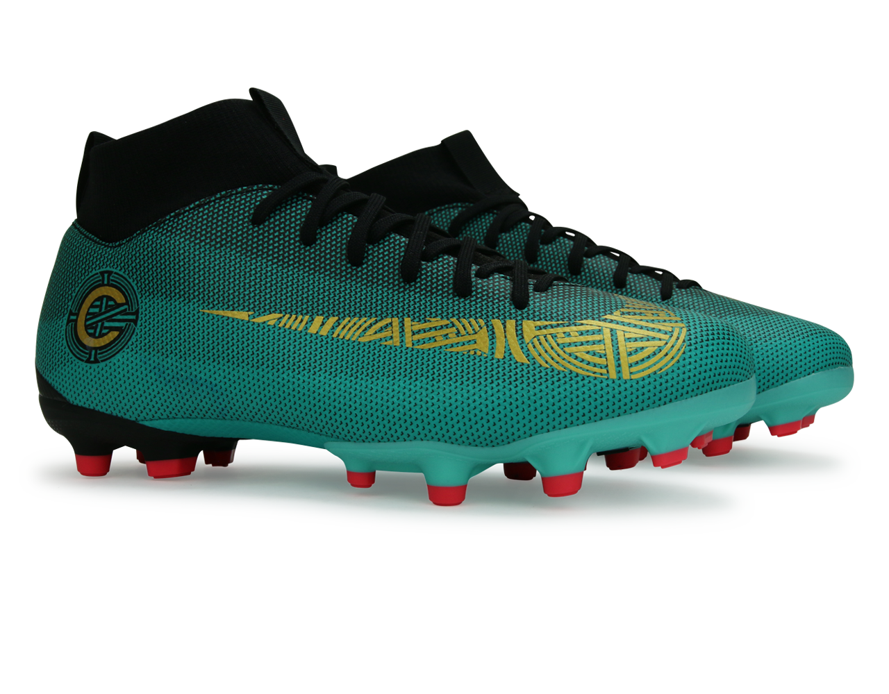 Nike Kids Superfly 6 Academy GS CR7 FG/MG Clear Jade/Black/Hyper Turquoise、mySite、noshort