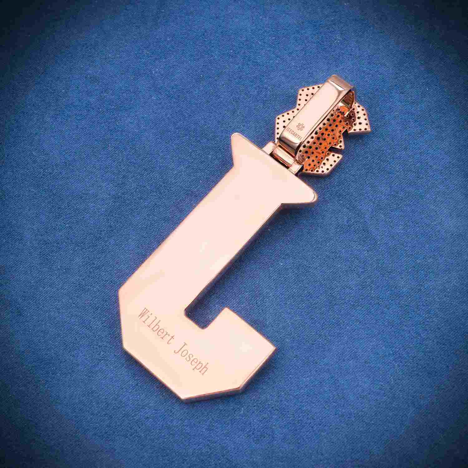 J Custom Moissanite Pendant 14K Gold、mySite、hinf8tx79