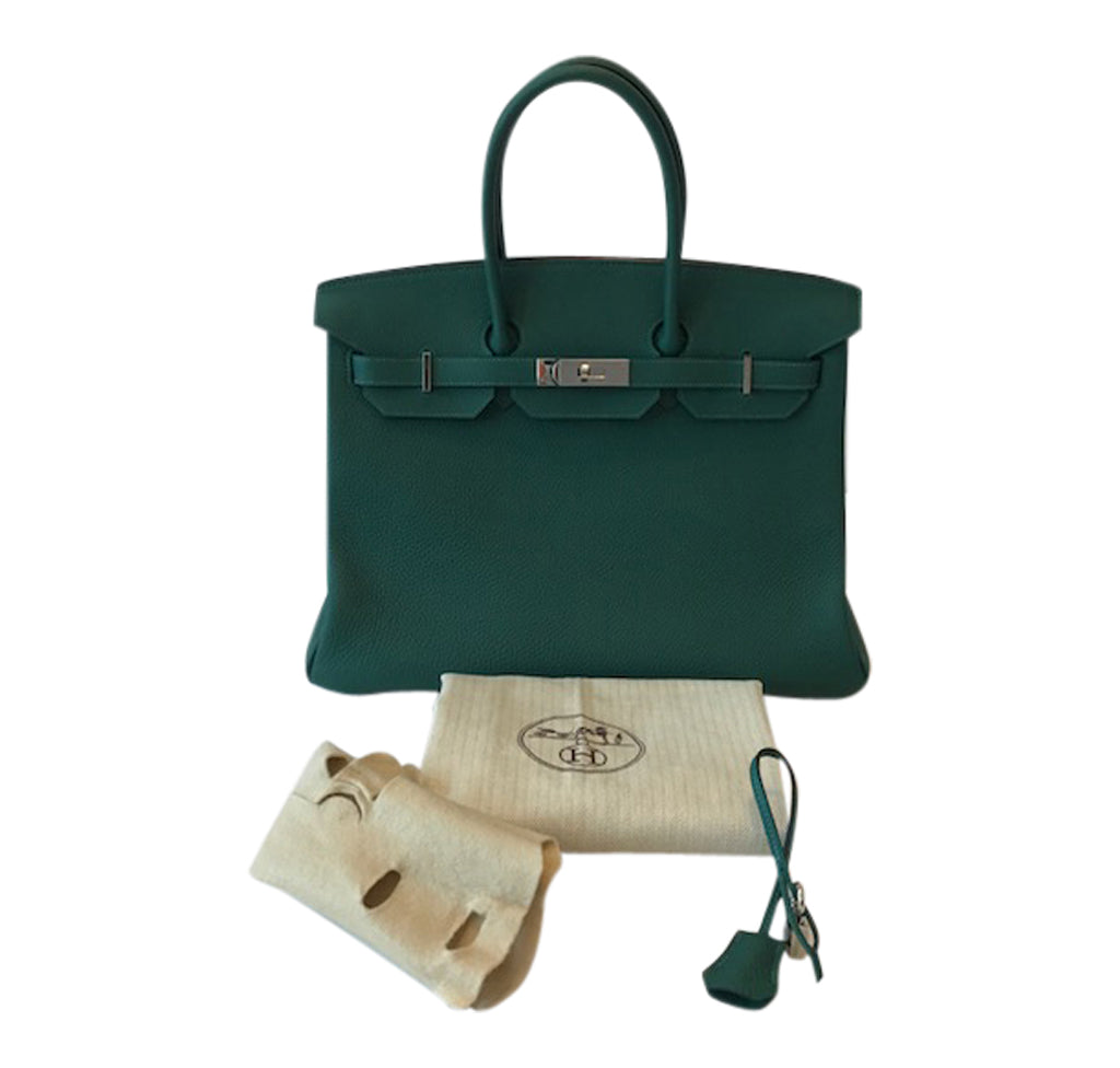 Hermès Togo Birkin 35cm Bag Malachite PHW、mySite、garminoutage.com