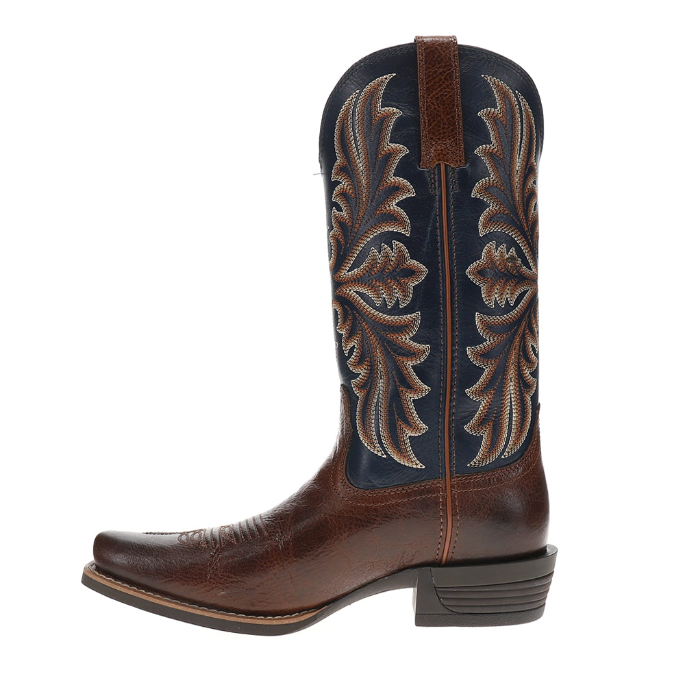 Hustler Embroidered Square Toe Pull On Cowboy Boots、mySite、gtrtttuynbv