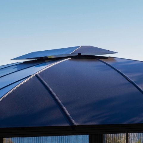 Dome-Shaped Aluminum Roof