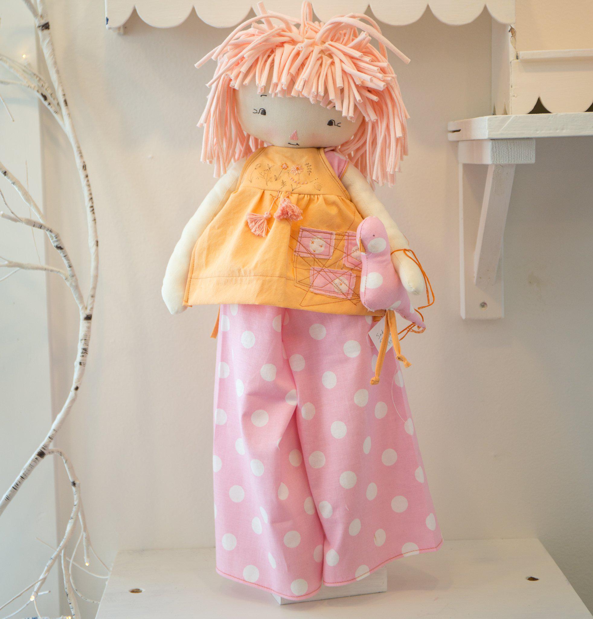 RETIRED - Hutch Studio - Sadie Sparrow B - Make and Mend One of a Kind Doll、mySite、g9winljtr
