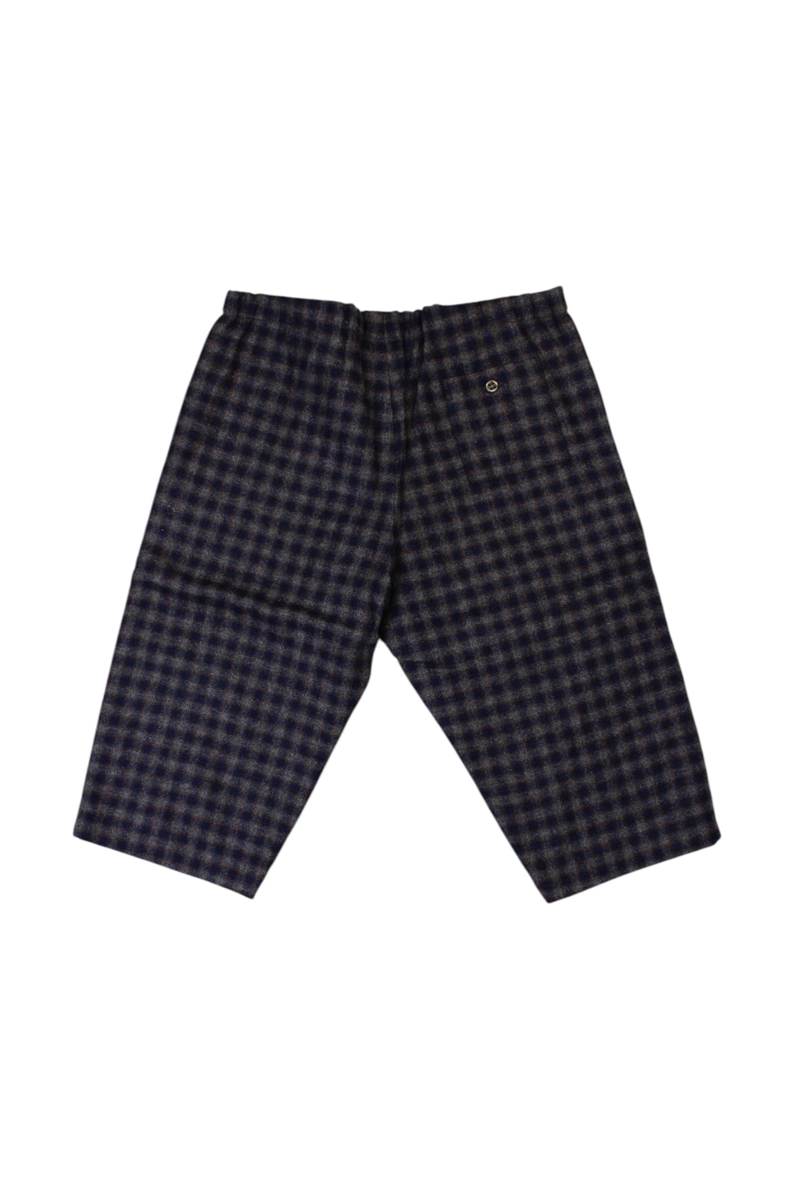 Bonpoint Checkered Wool-Polyester Pants 12-18M、mySite、g9winljtr
