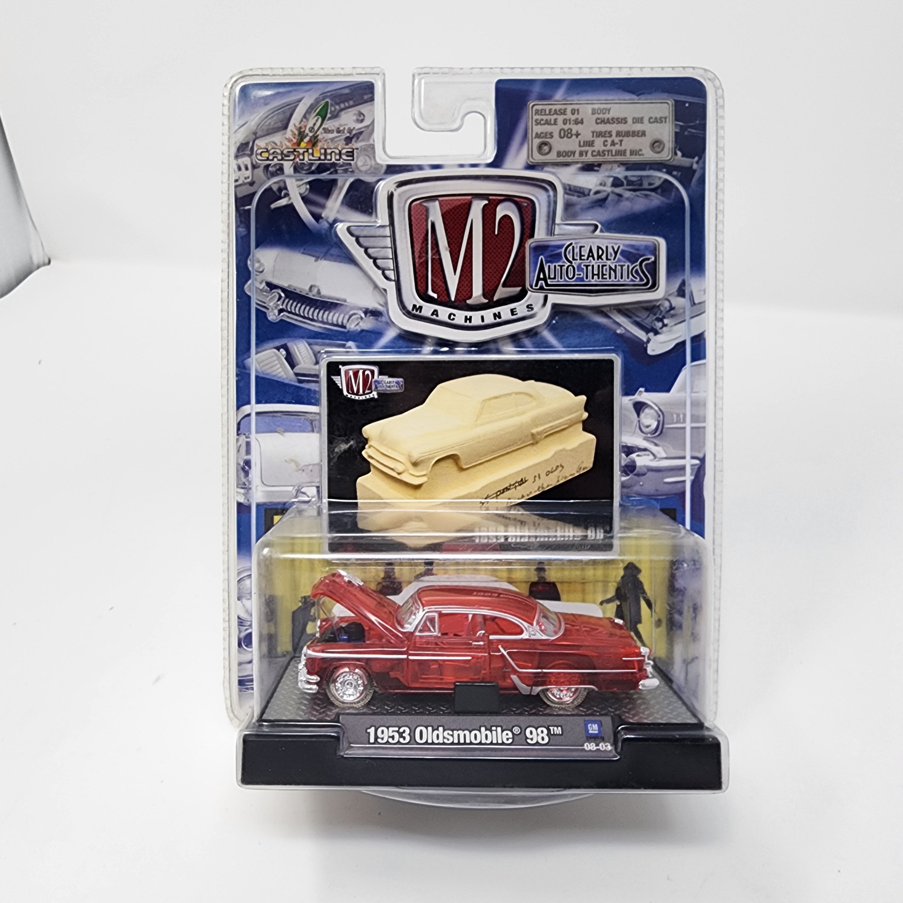 1953 Oldsmobile 98 * RED * M2 Machines Clearly Auto-Thentics、mySite、hgirdovlk