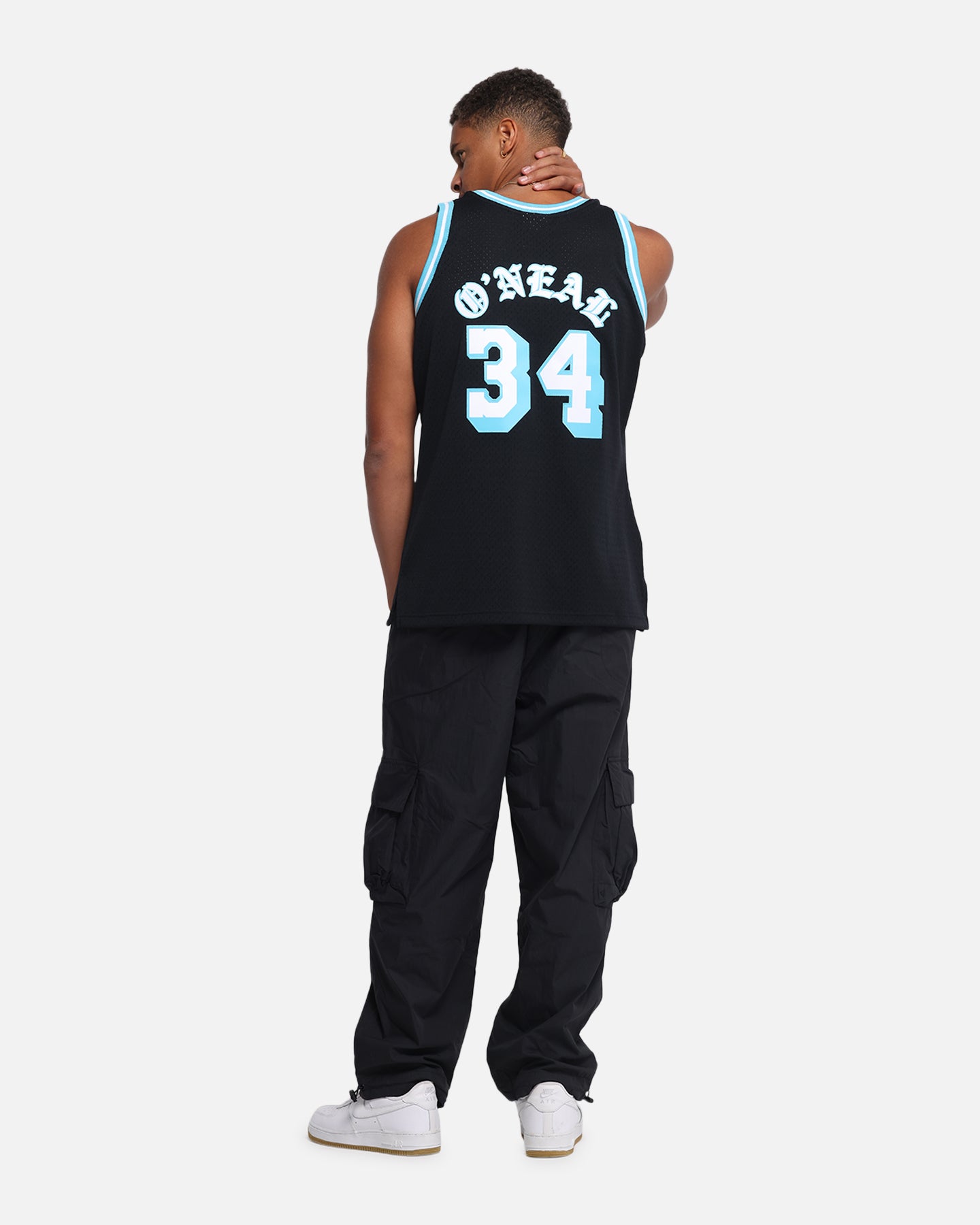 Mitchell & Ness Los Angeles Lakers Shaquille O'Neal Legends Jersey Black/Blue、mySite、zt4zffjzw
