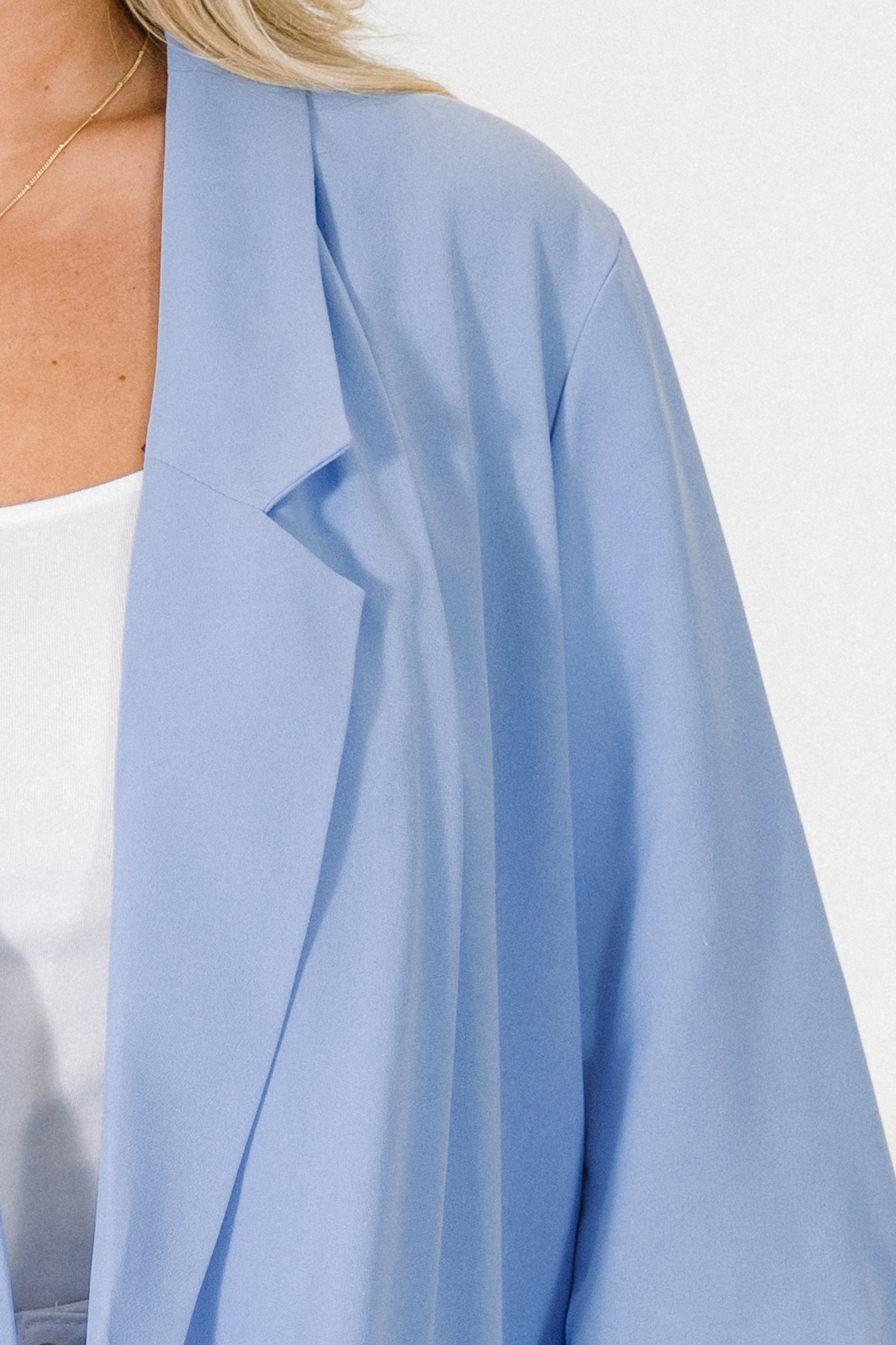  My Delight Blazer, Sky Blue、mySite、justintrudeaud