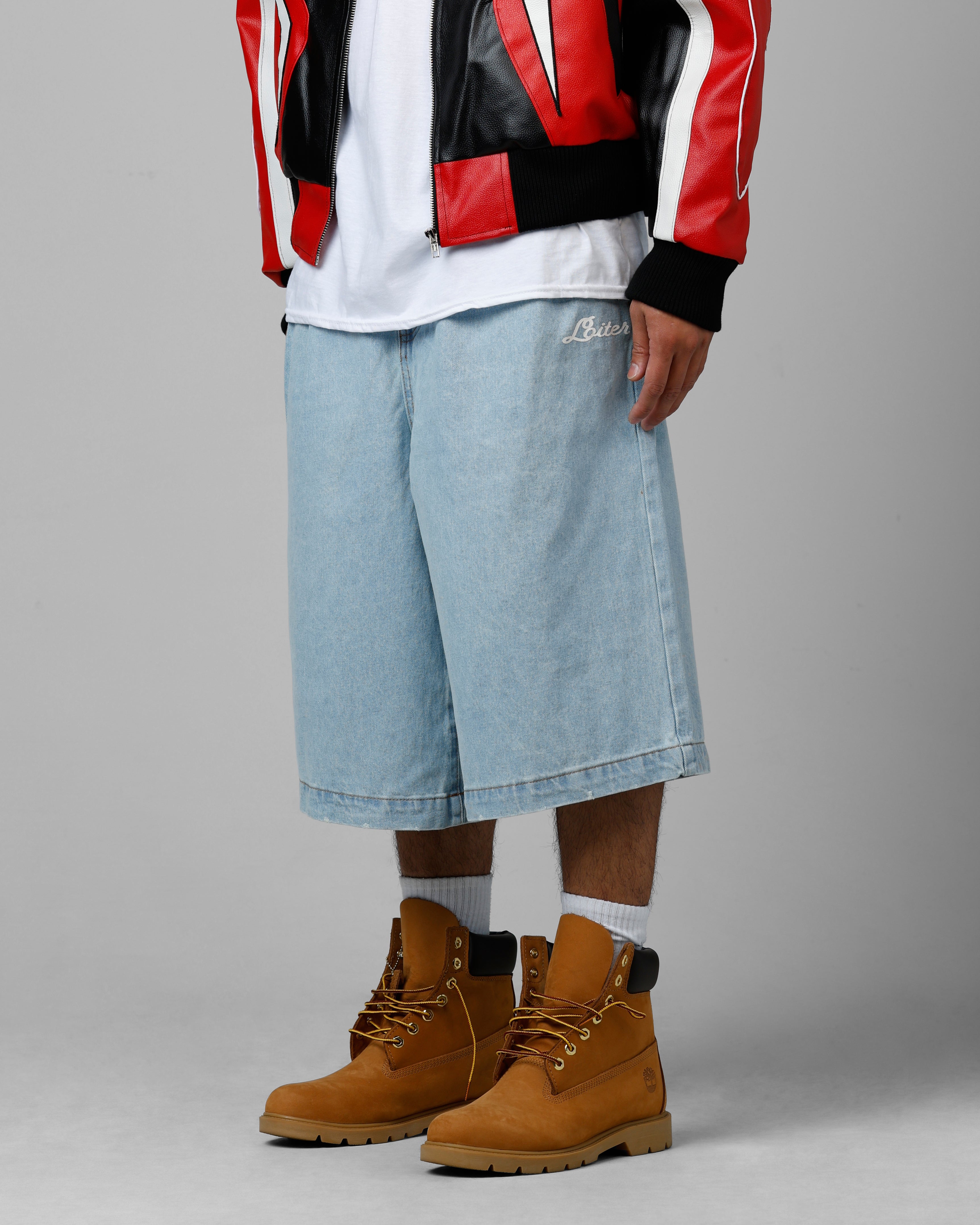 Loiter 3 Quarter Shorts Light Wash、mySite、zt4zffjzw