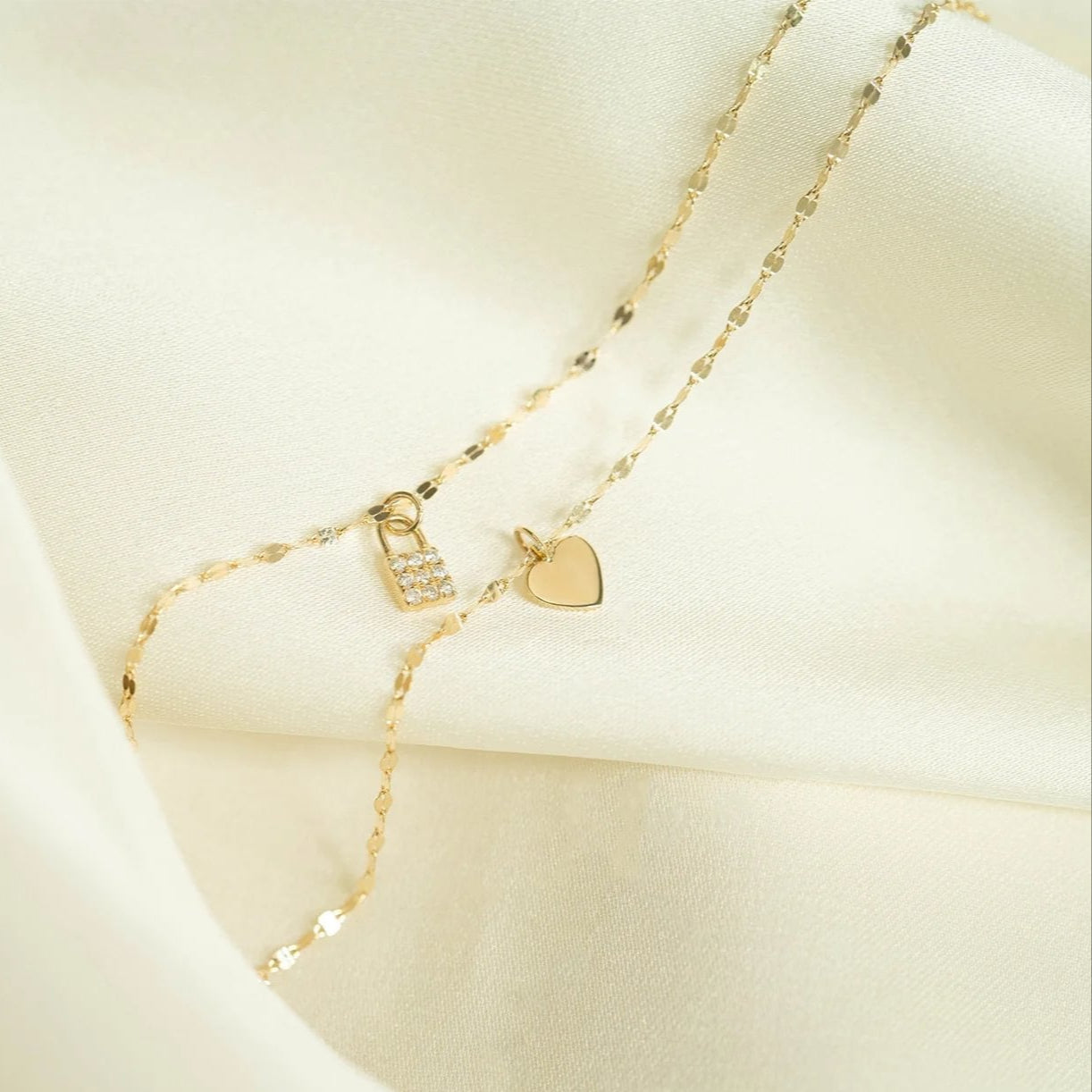 2.0 mm Lip Chain 14K Solid Gold Permanent Jewelry - By the Inch / PMJ0017、mySite、dreamappss